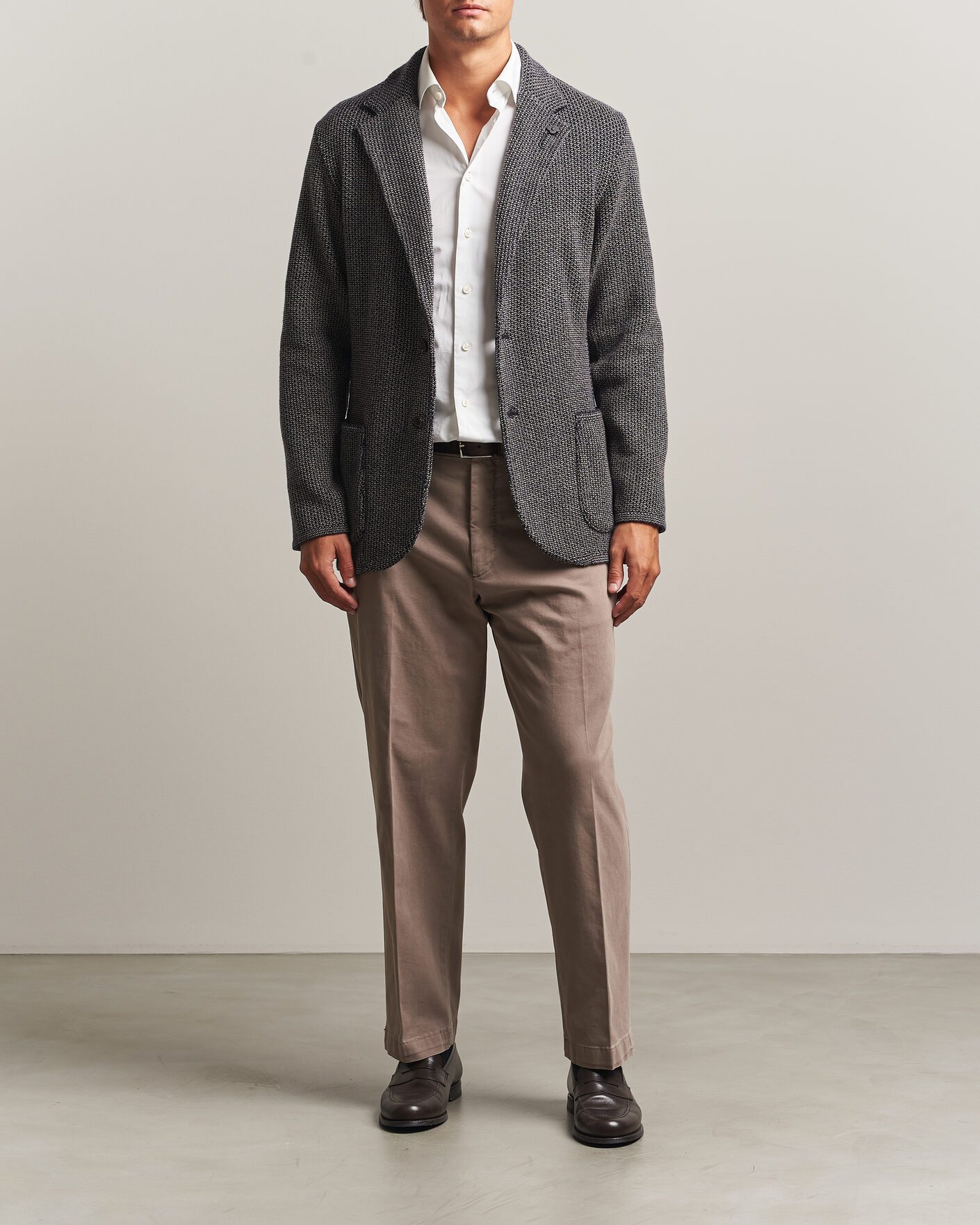 Men | Blazers | Lardini | Structured Cashmere Blazer Navy