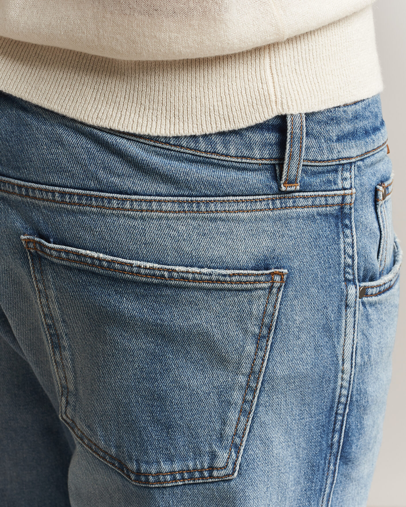Men | Jeans | Lardini | Cotton Denim Blue