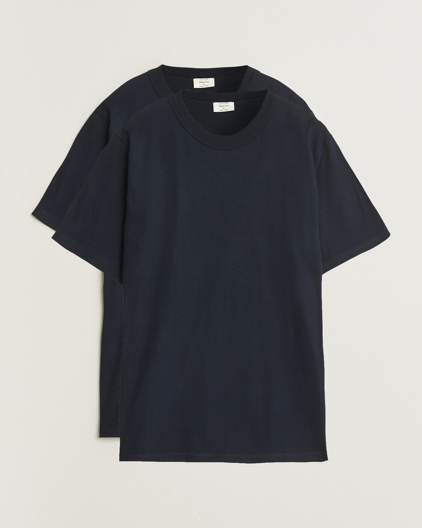 Men | T-Shirts | Armor Lux for Care of Carl | Armor-lux 2-Pack Heritage Callac T-Shirt Rich Navy