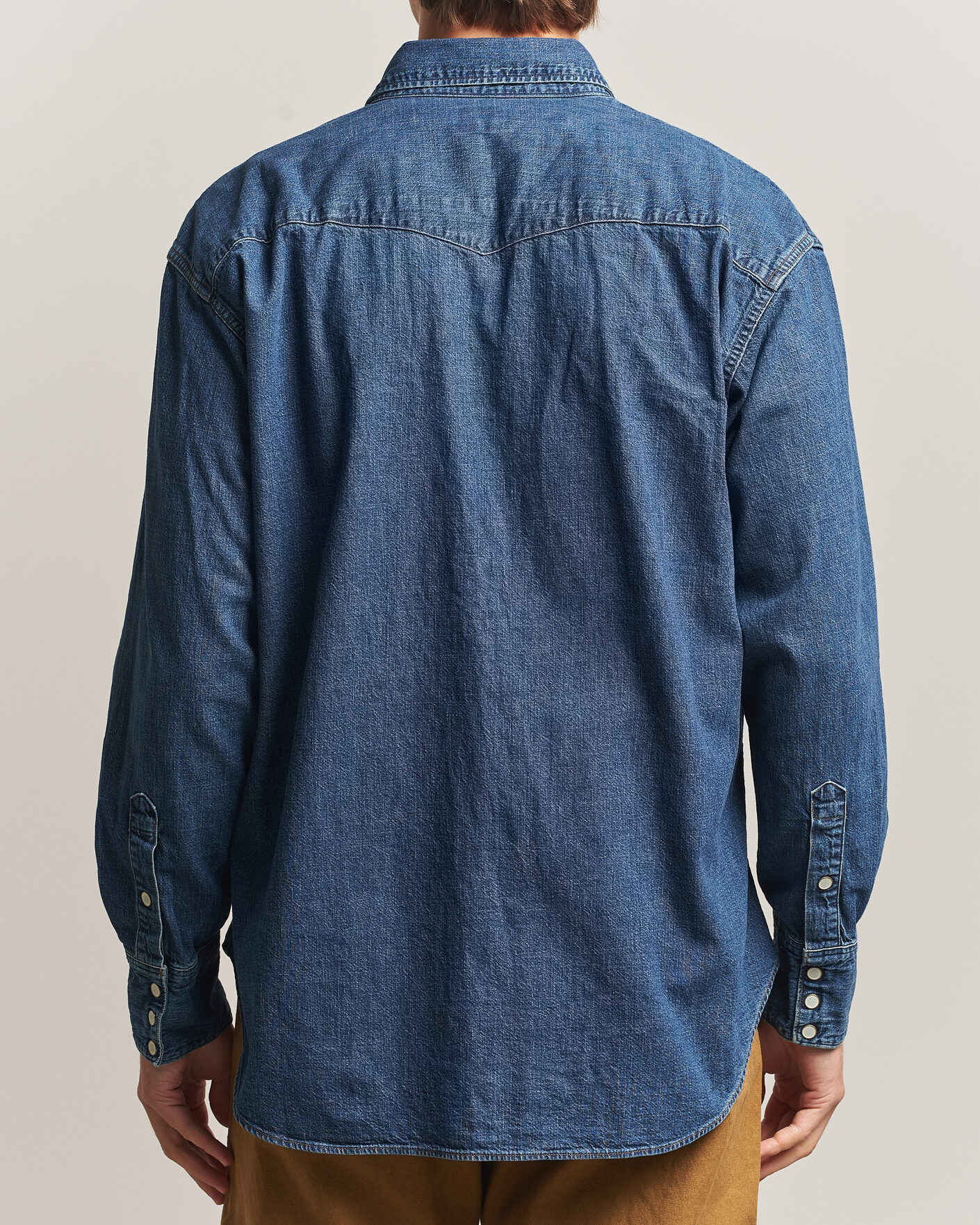 Men | Shirts | orSlow | Denim Western Shirt Vintage Indigo