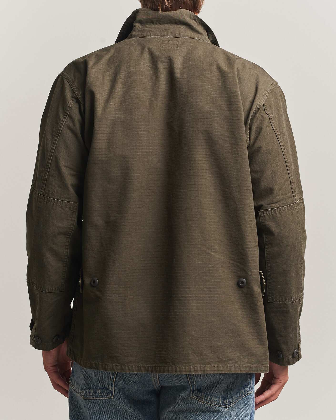 Men | Coats & Jackets | orSlow | B.D.U. Stone Washed Jacket Coffee Brown