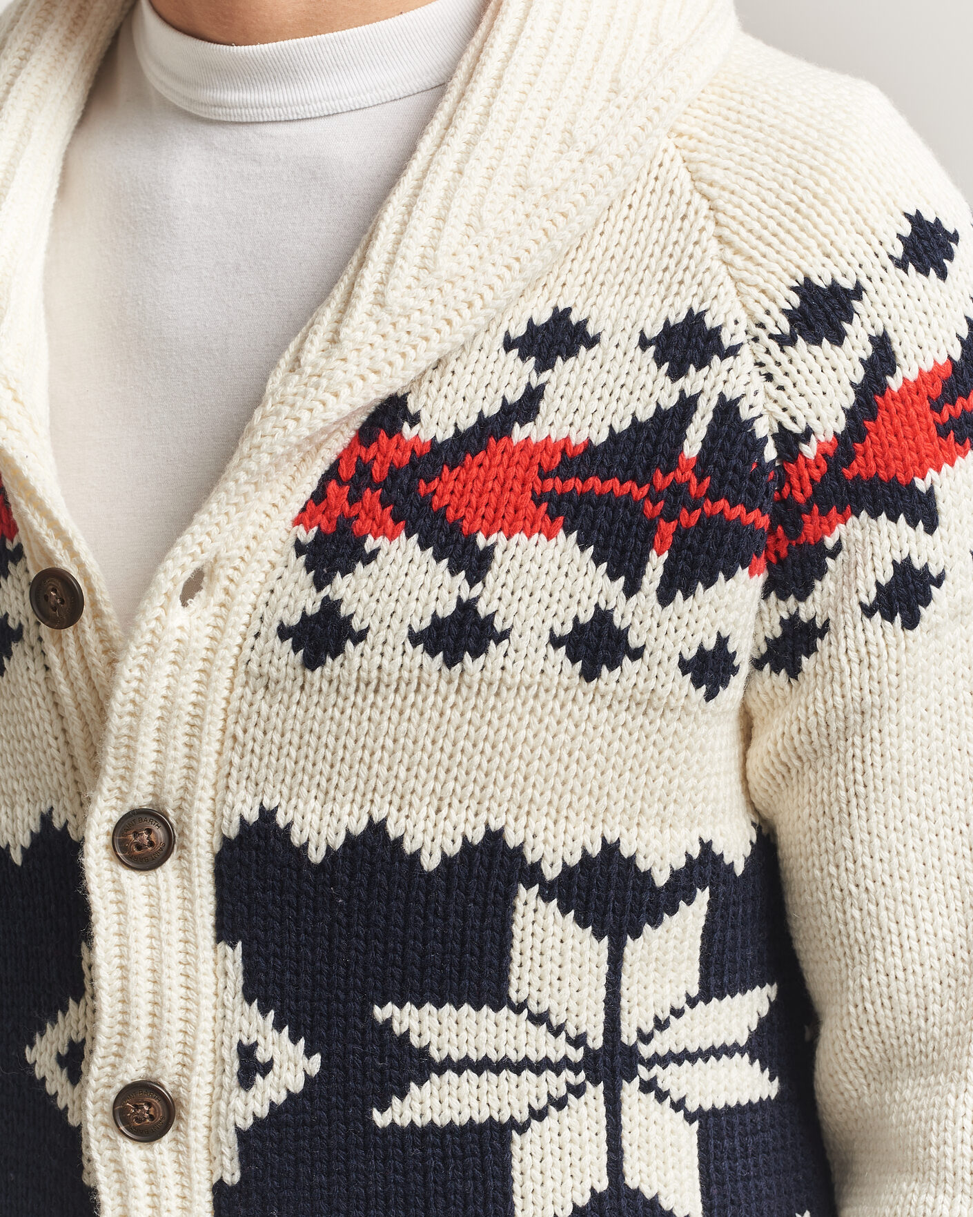 Men | Sweaters & Knitwear | MC2 Saint Barth | Archer Cardigan Nordic Aztec