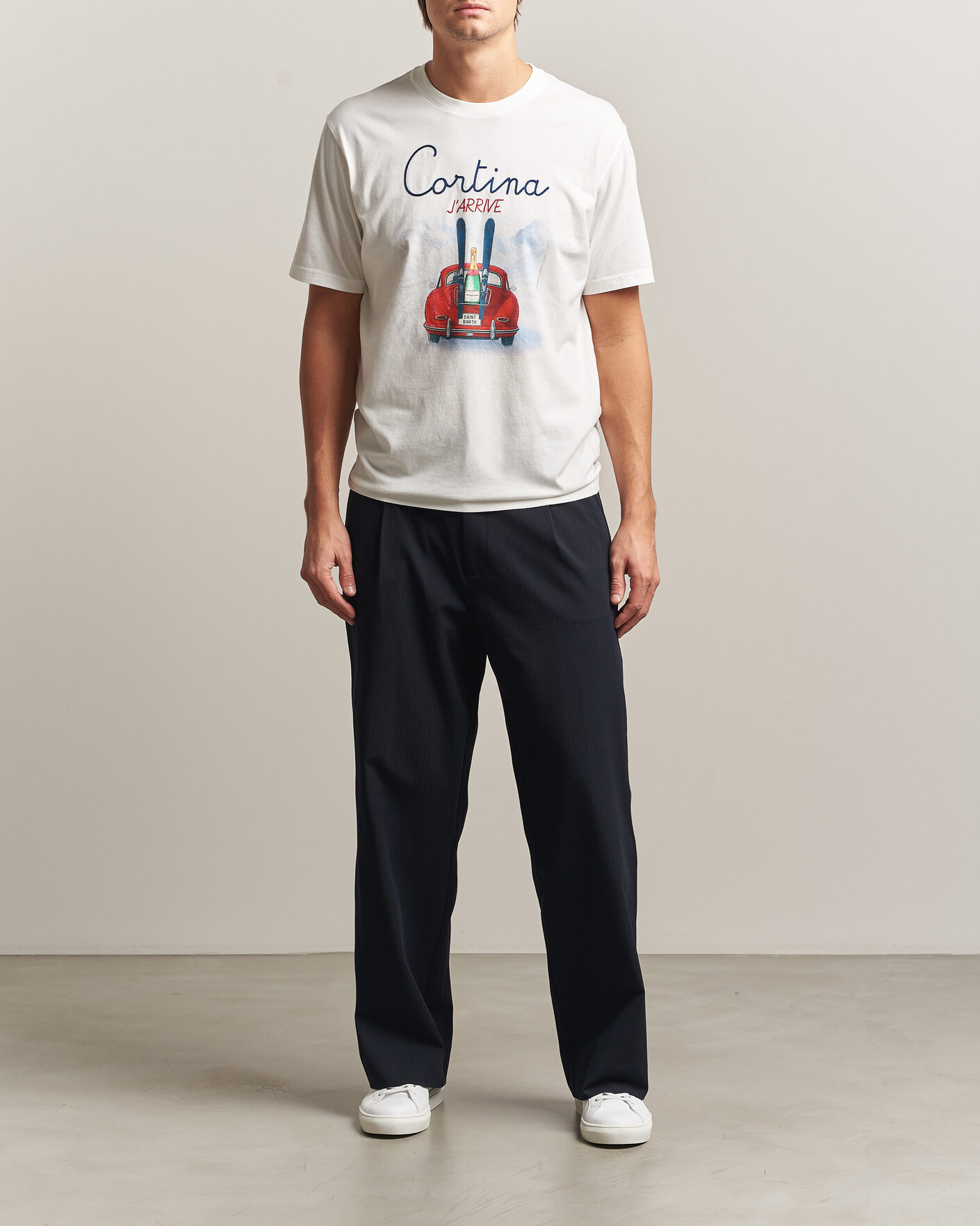 Men | T-Shirts | MC2 Saint Barth | Printed Cotton T-Shirt Cortina
