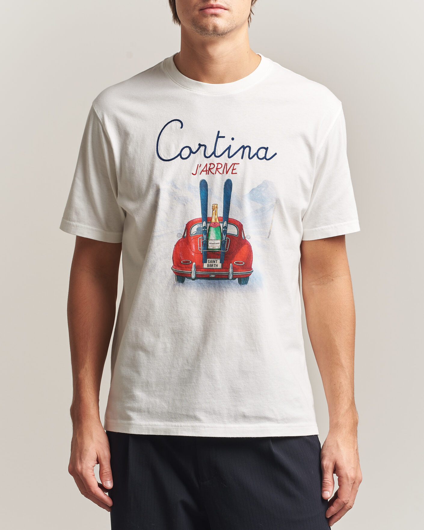 Men | T-Shirts | MC2 Saint Barth | Printed Cotton T-Shirt Cortina