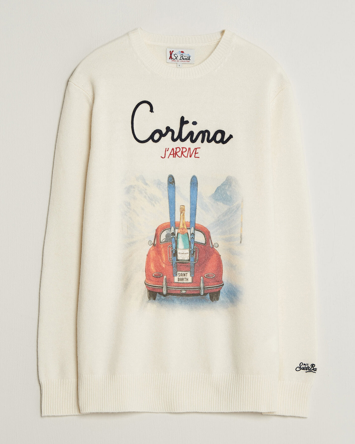 Men | Sweaters & Knitwear | MC2 Saint Barth | Heron Printed Sweater Cortina