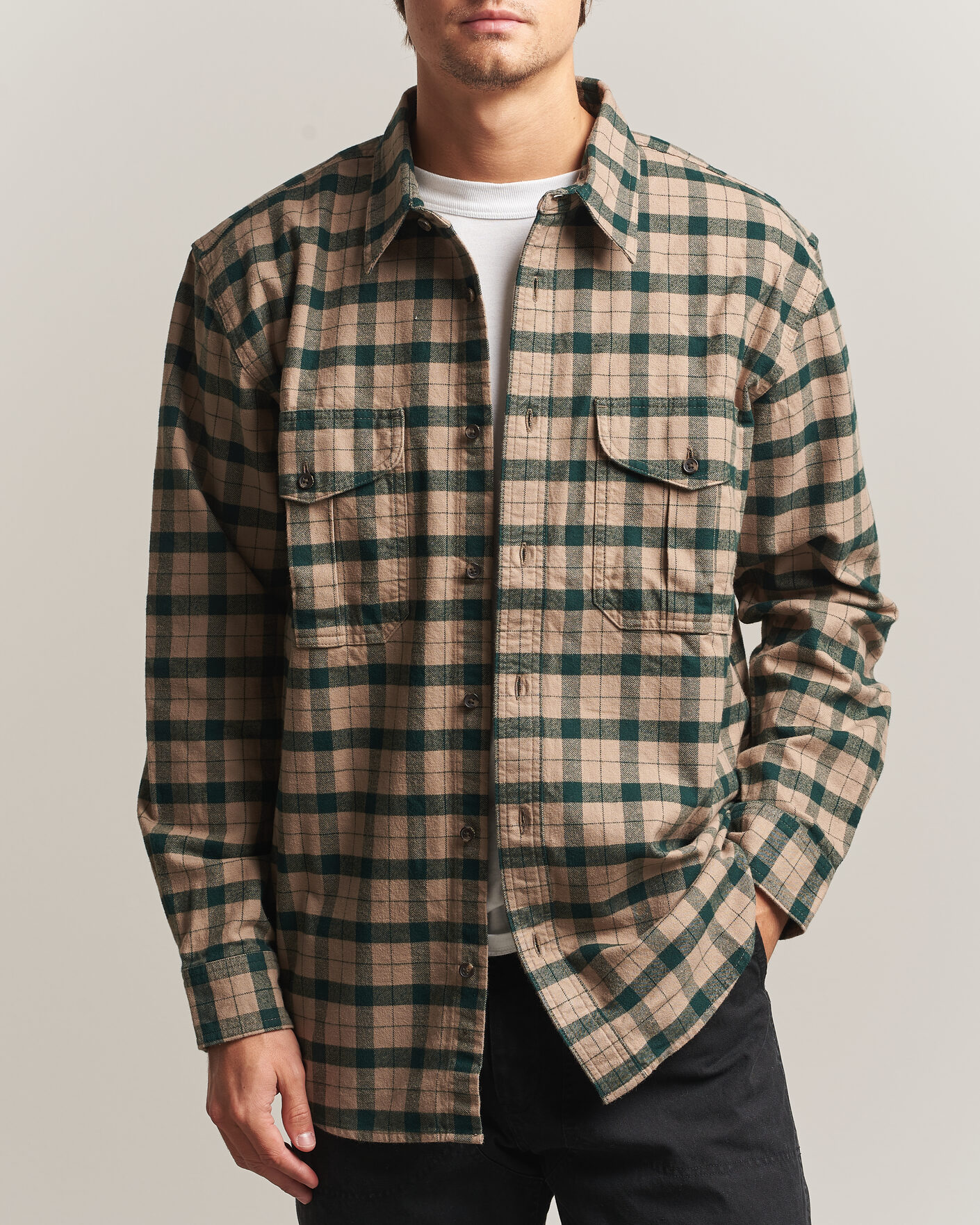 Men | Shirts | Filson | Checked Alaskan Guide Shirt Oatmeal