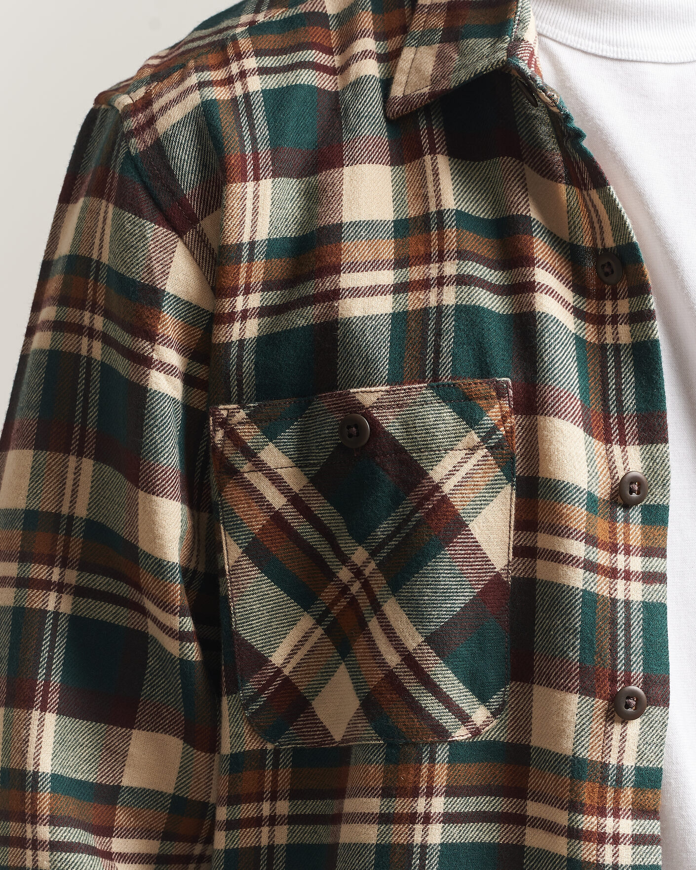 Men | Shirts | Filson | The Rangeland Flannel Shirt Green