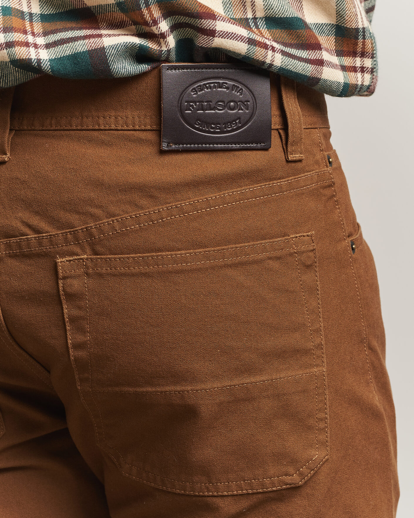Men | Trousers | Filson | Dry Tin 5-Pocket Pants Whiskey