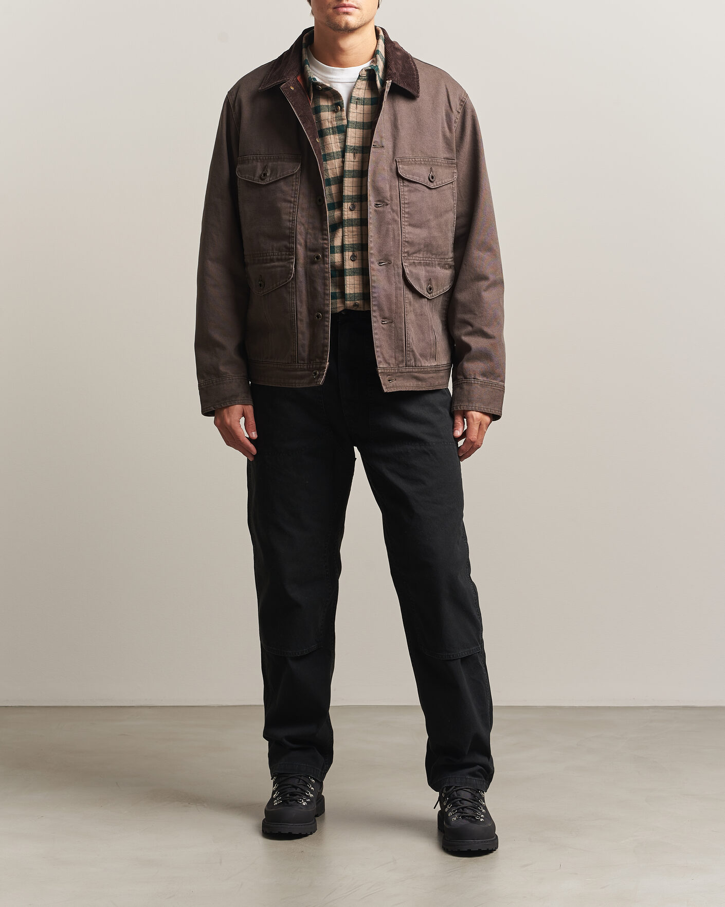 Men | Coats & Jackets | Filson | Rustic Canvas Journeyman Canvas Jacket Bark