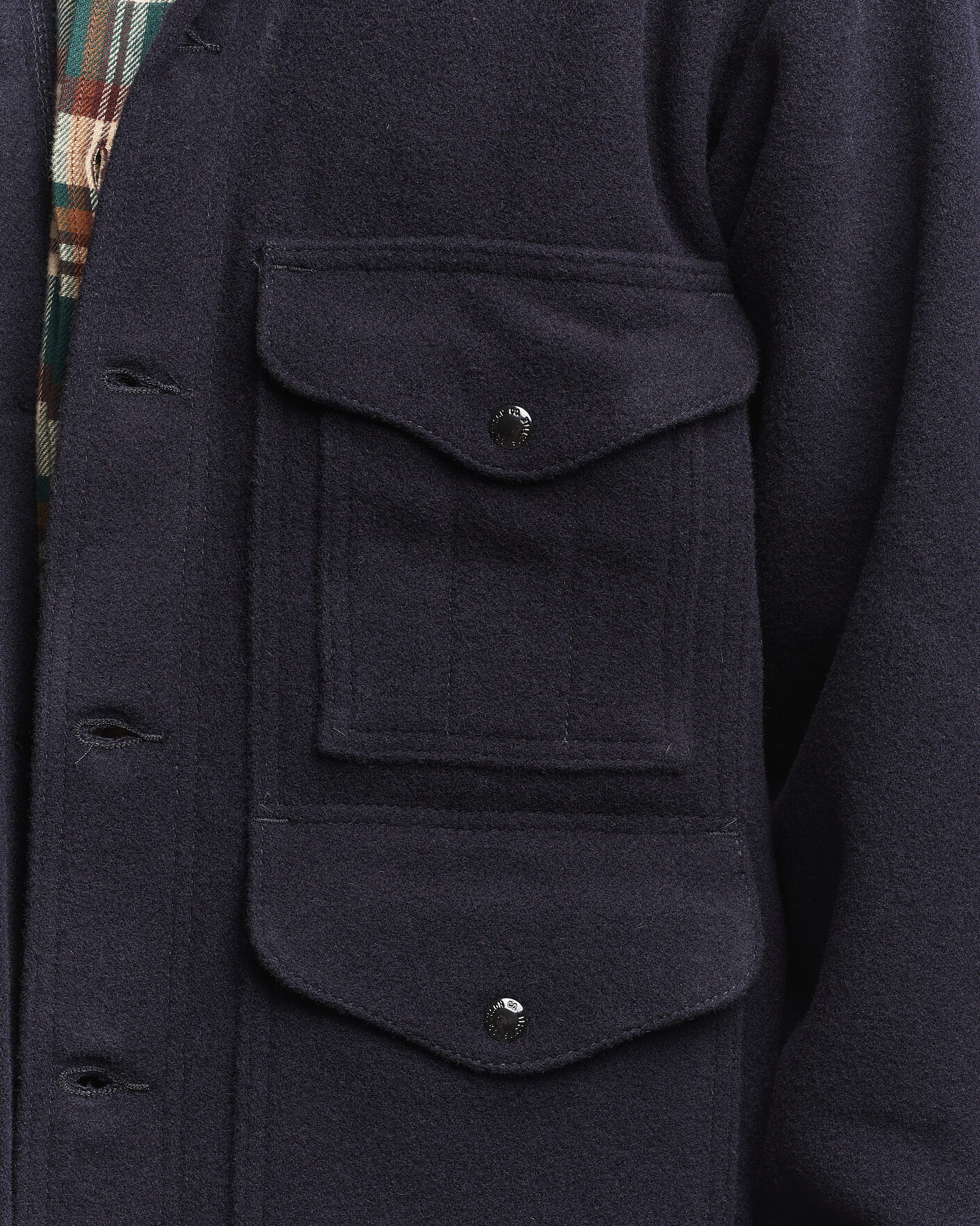 Men | Coats & Jackets | Filson | Mackinaw Wool Cruiser Dark Navy