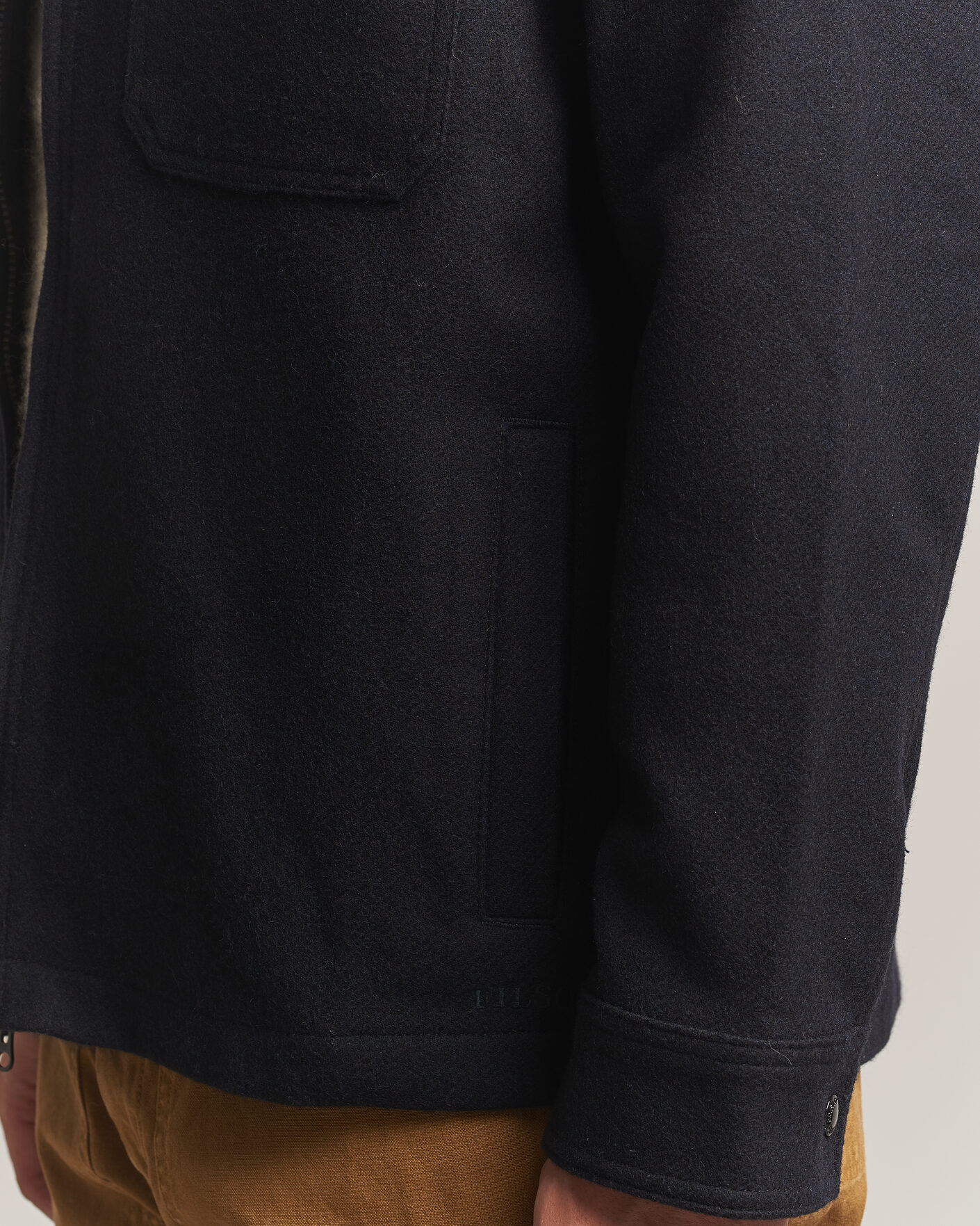 Men | Coats & Jackets | Filson | Wool Cruiser Jac Shirt Dark Navy