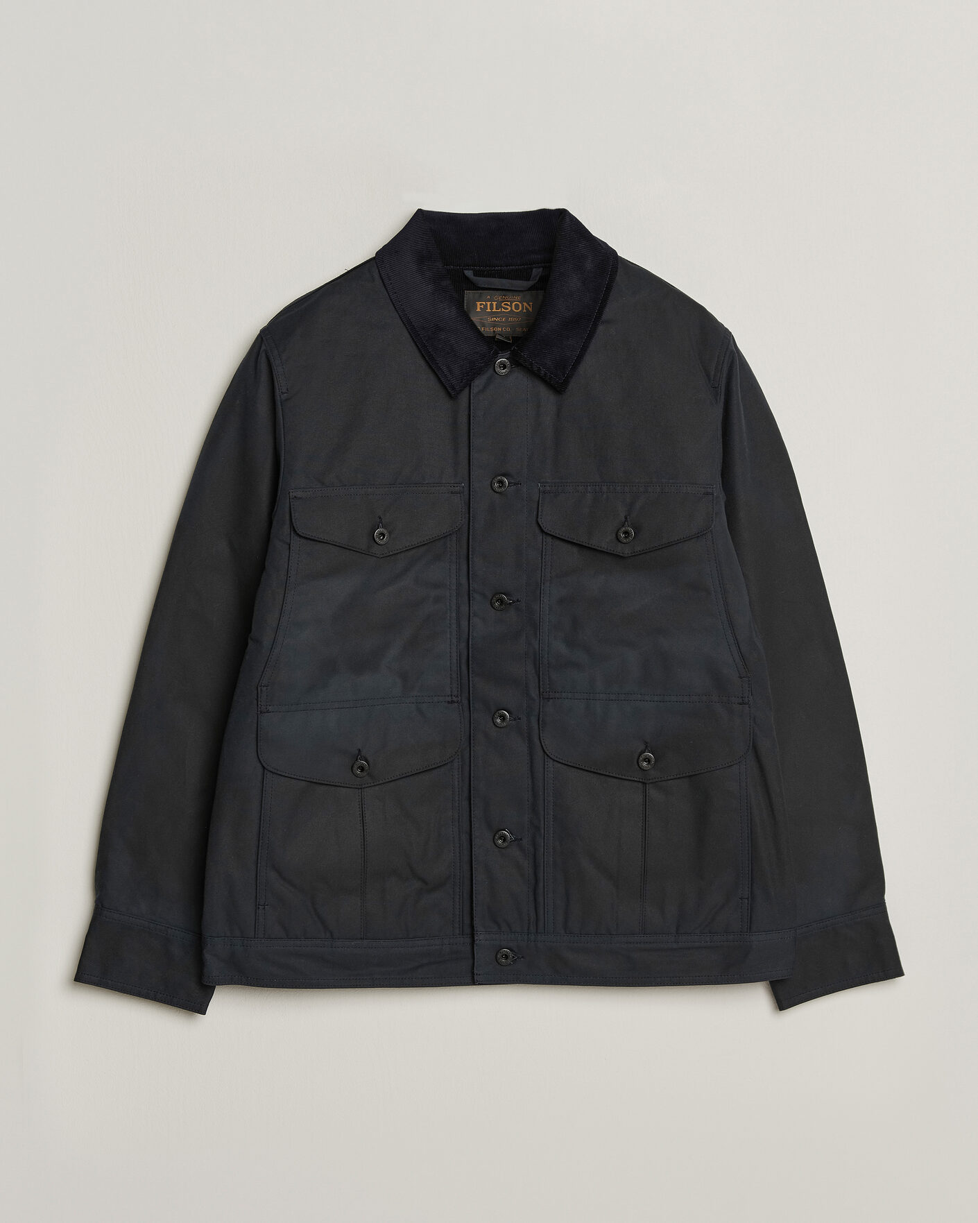 Men | Coats & Jackets | Filson | Journeyman Cotton Shelter Cloth Jacket Harbor Blue