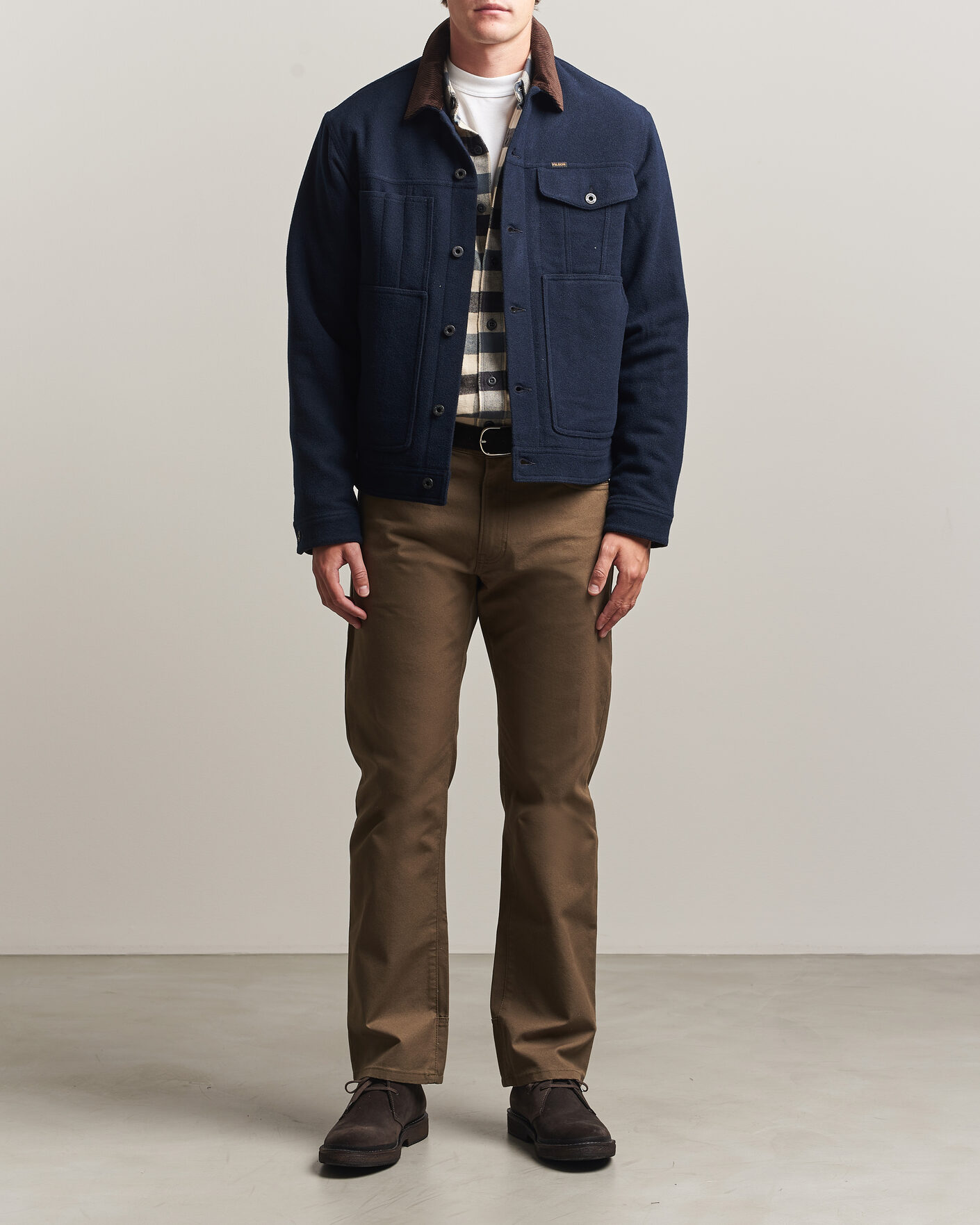 Men | Coats & Jackets | Filson | Spokane Insulated Short Cruiser Navy