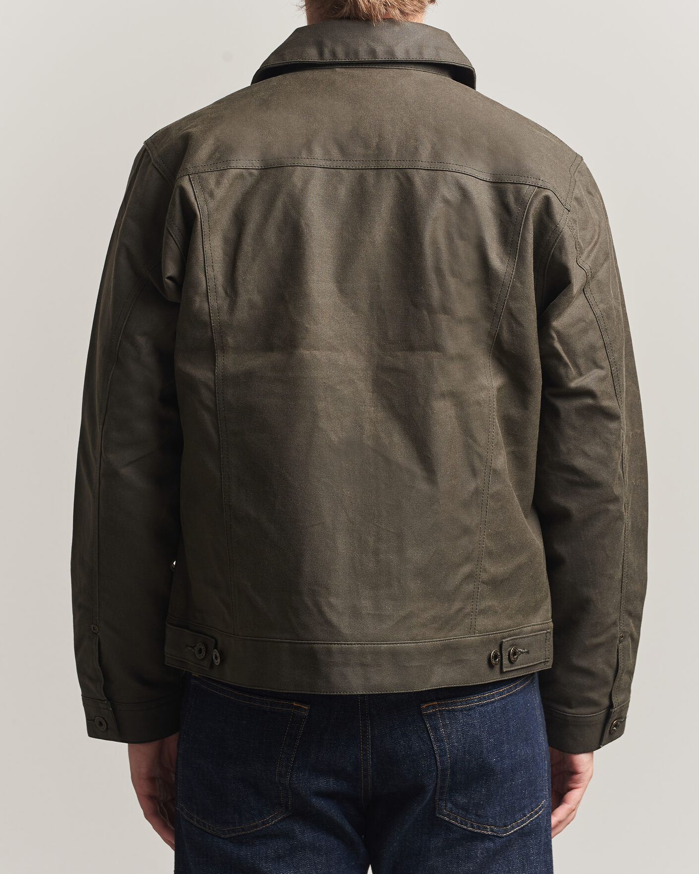 Men | Coats & Jackets | Filson | Short Lined Tin Cloth Cruiser Beluga