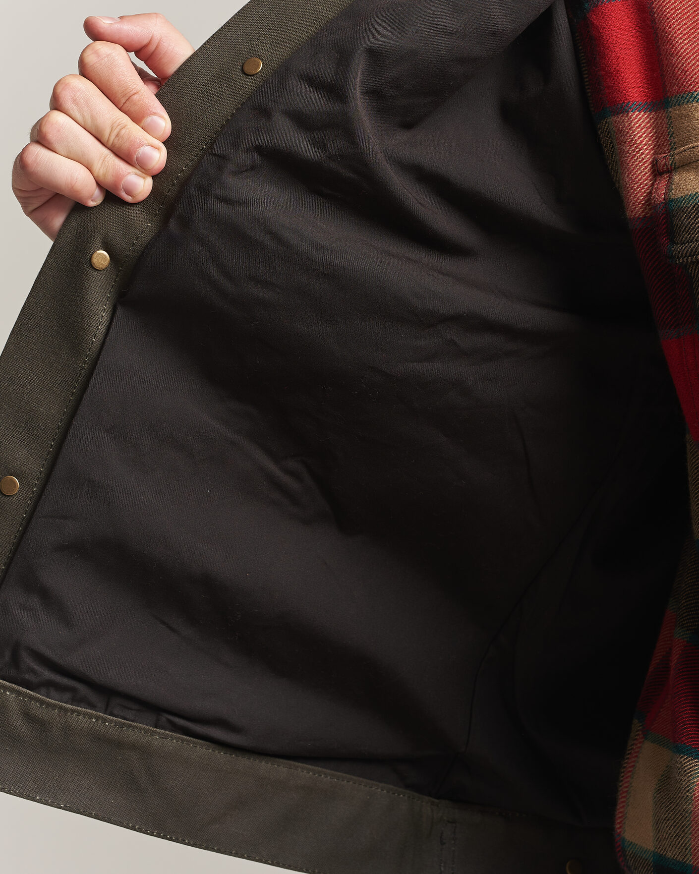 Men | Coats & Jackets | Filson | Short Lined Tin Cloth Cruiser Beluga