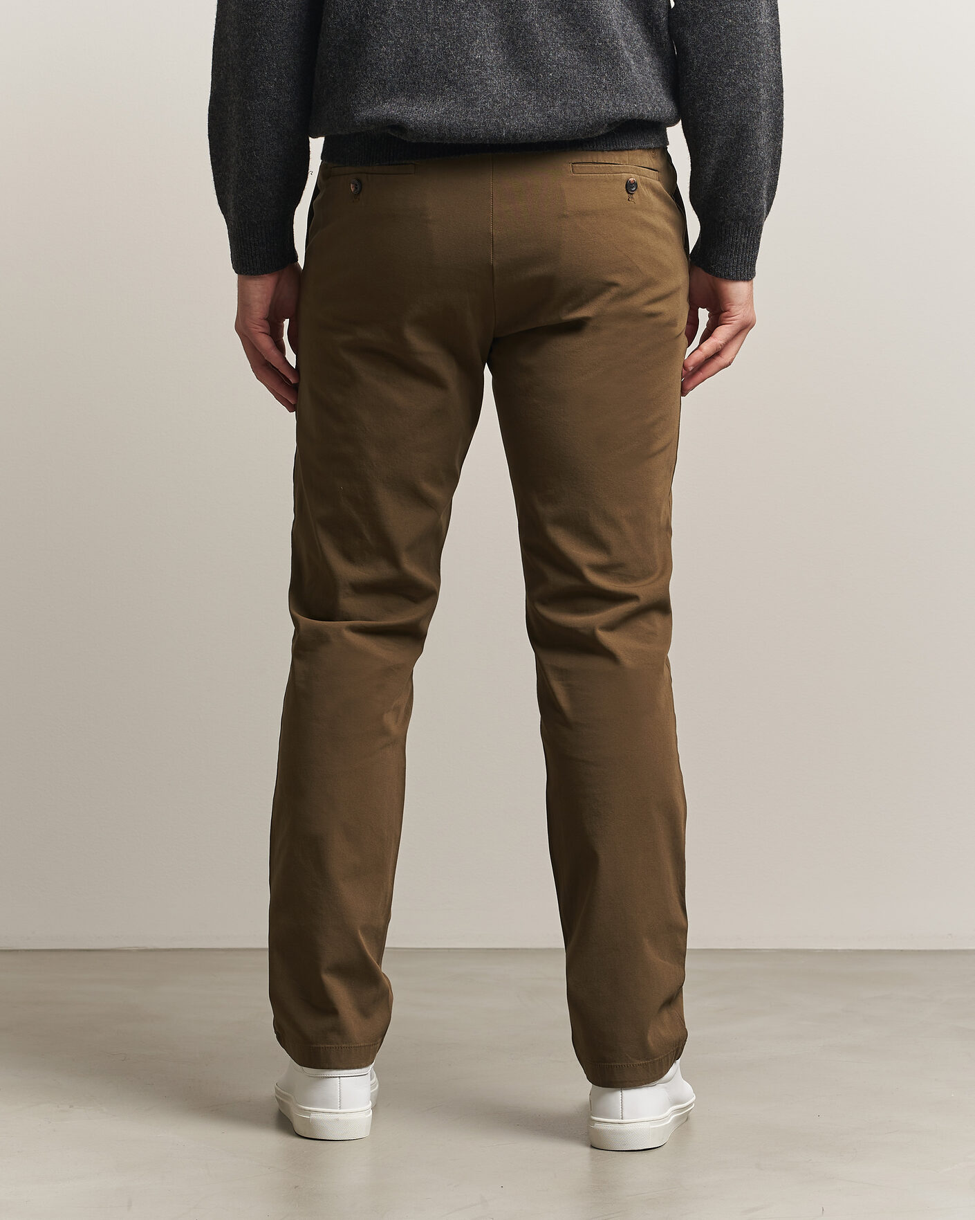 Men | Trousers | Dockers | Cotton Slim Chino Dark Moss