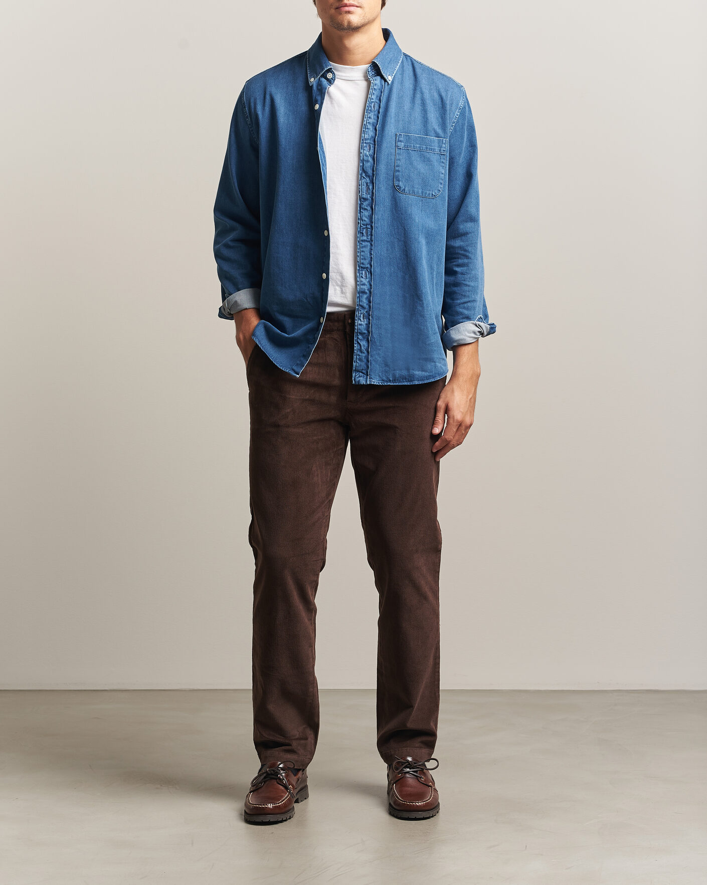 Men | Trousers | Dockers | Cotton Slim Chino Hot Fudge
