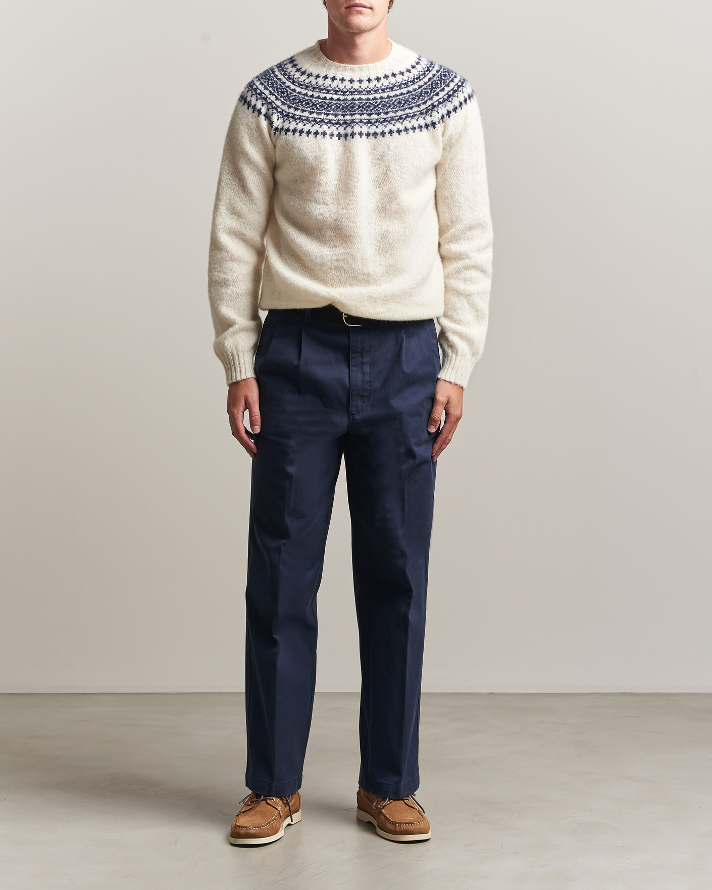 Men | Trousers | Dockers | Original Pleated Chino Loose Navy