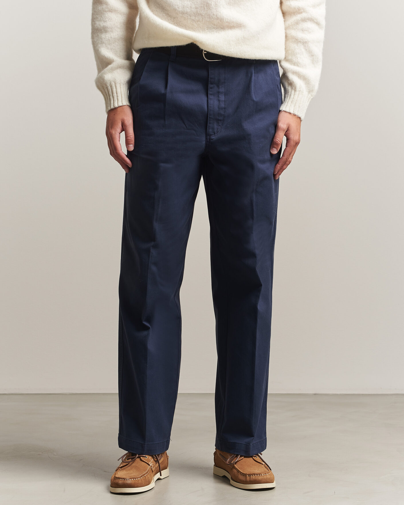 Men | Trousers | Dockers | Original Pleated Chino Loose Navy