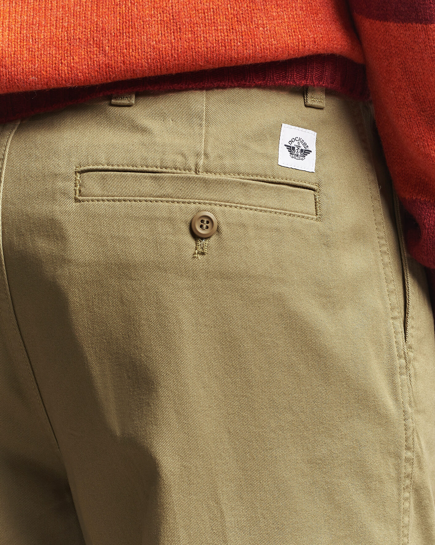 Men | Trousers | Dockers | Original Pleated Chino Loose British Khaki
