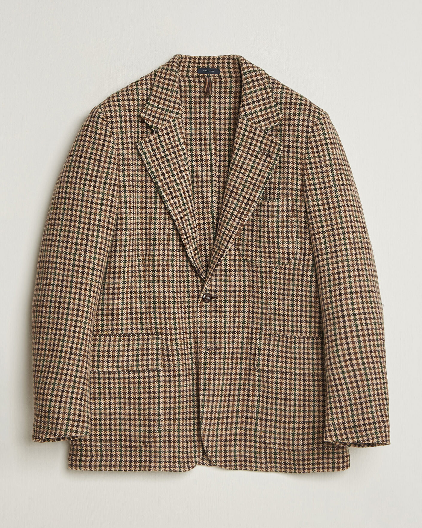 Men | Blazers | Drake's | MKVII Tweed Houndcheck Games Blazer Brown