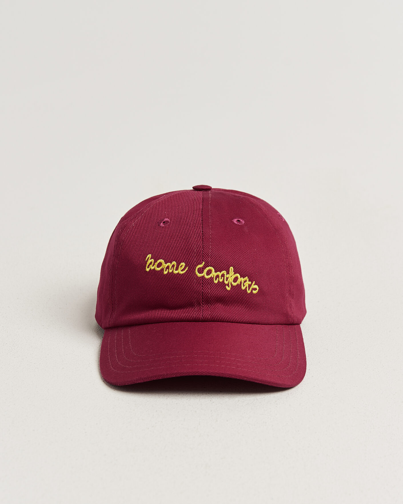 Men | Hats & Caps | Drake's | Home Comforts Twill Baseball Cap Red