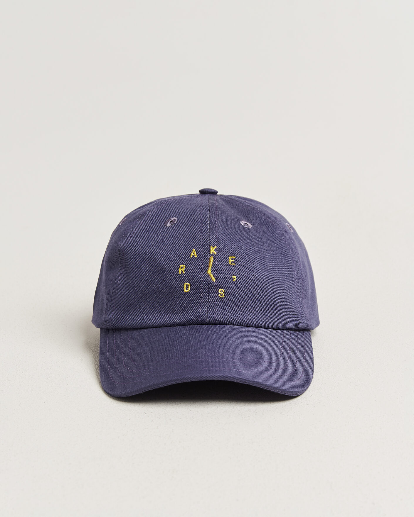 Men | Hats & Caps | Drake's | Clock Twill Baseball Cap Navy