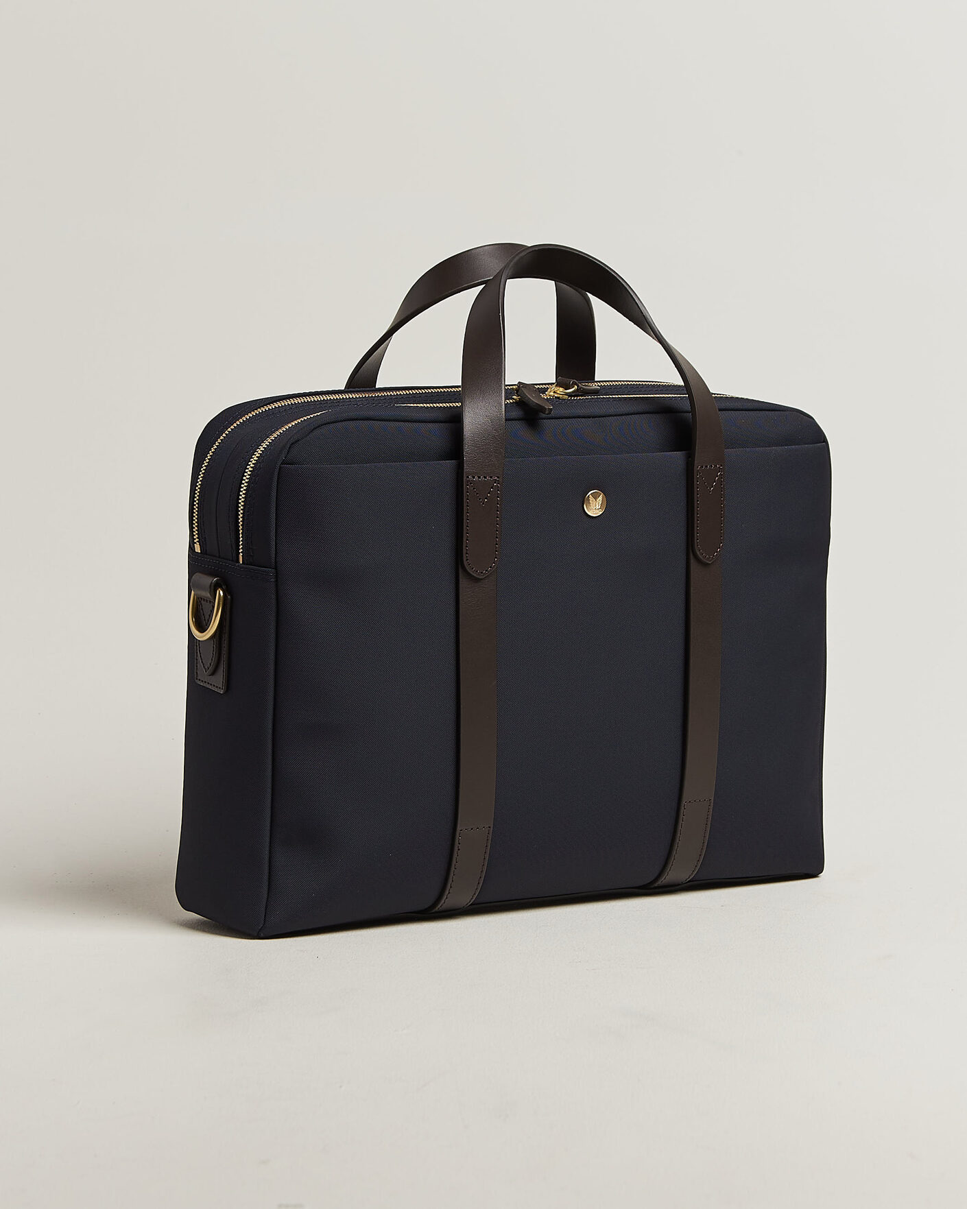 Men | Bags | Mismo | M/S Endeavour Briefcase Navy/Dark Brown