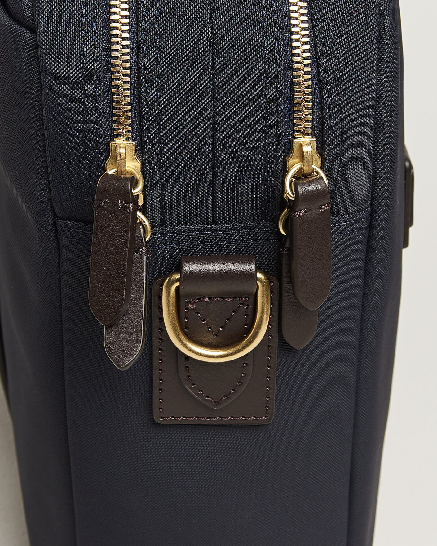 Men | Bags | Mismo | M/S Endeavour Briefcase Navy/Dark Brown