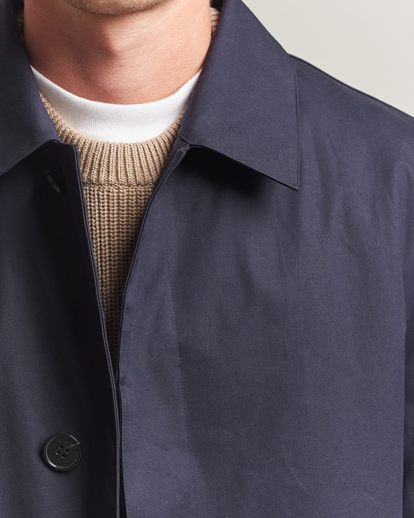 Men | Coats & Jackets | Mackintosh | Dunkeld Car Coat Navy