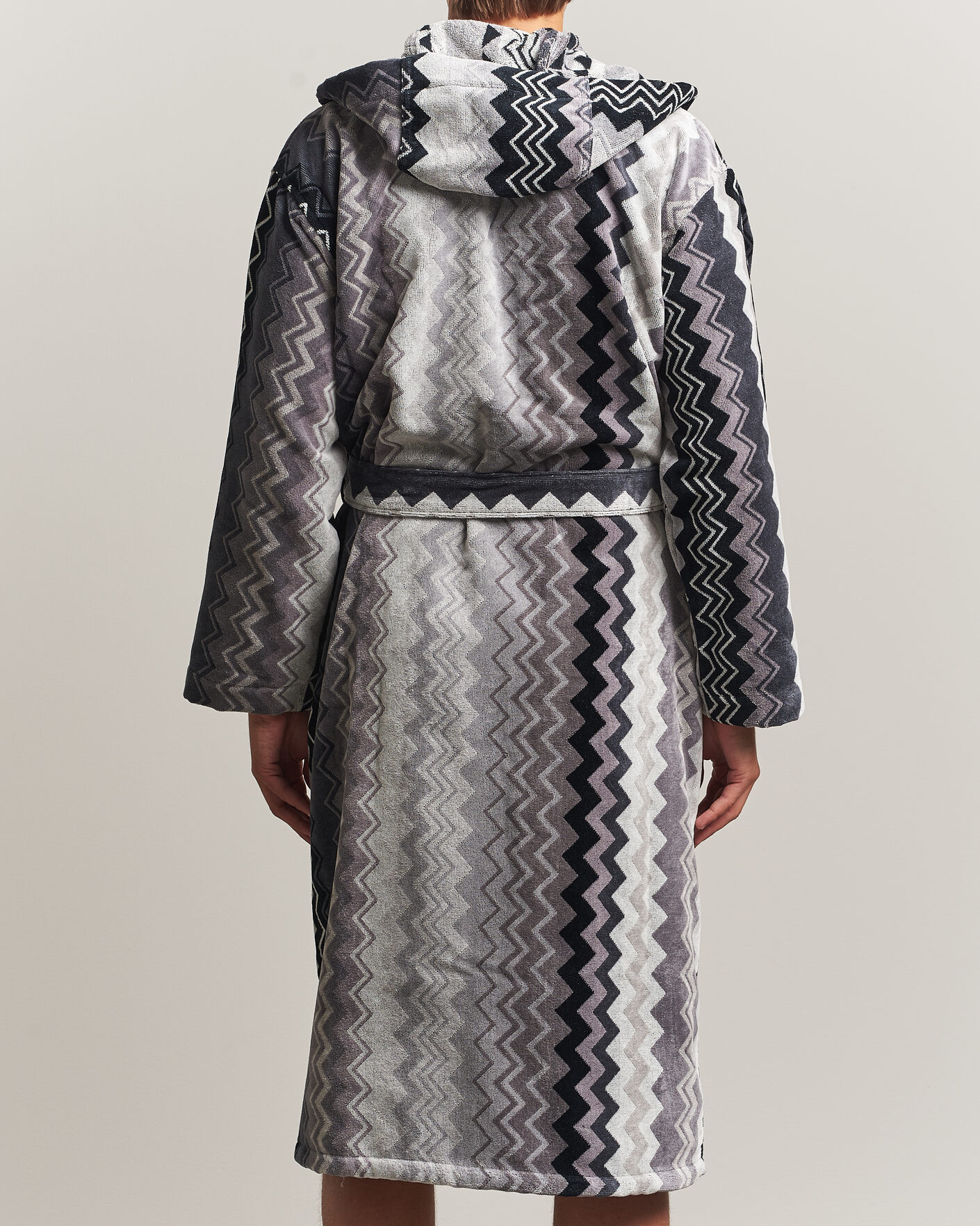 Men | Pyjamas & Robes | Missoni Home | Giacomo Hooded Bathrobe Multi Black
