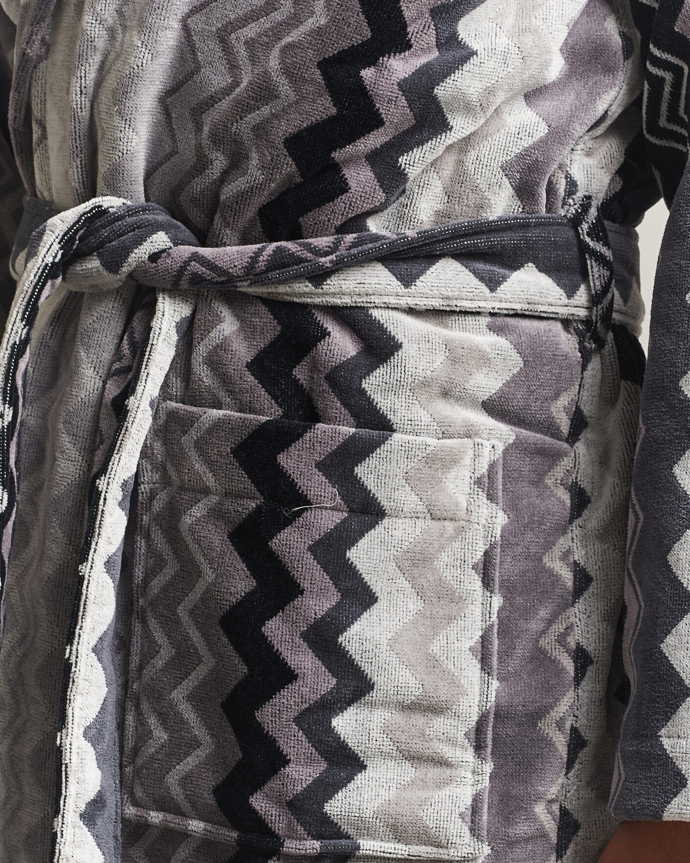 Men | Pyjamas & Robes | Missoni Home | Giacomo Hooded Bathrobe Multi Black