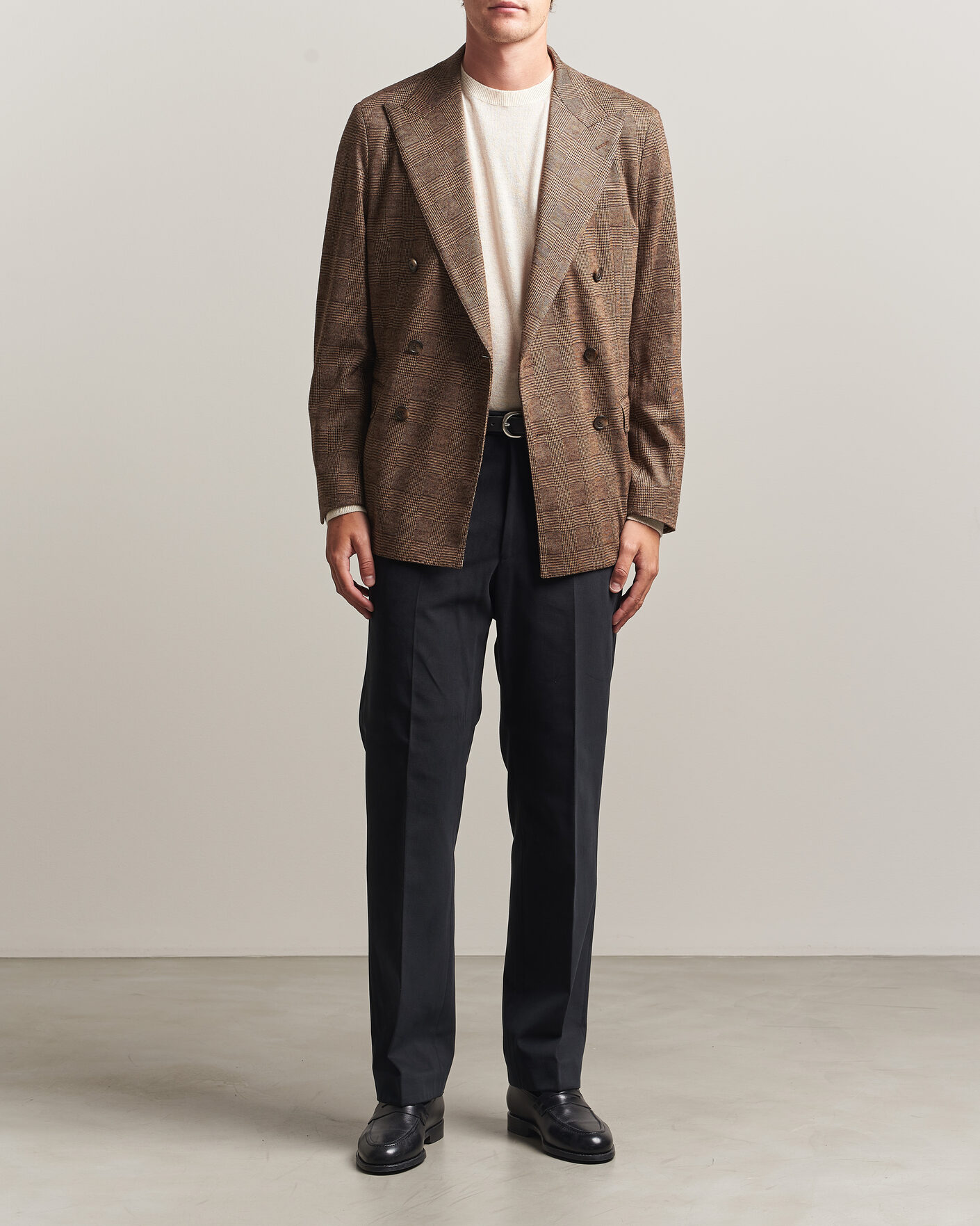 Men | Trousers | Oscar Jacobson | Del S Trousers Black