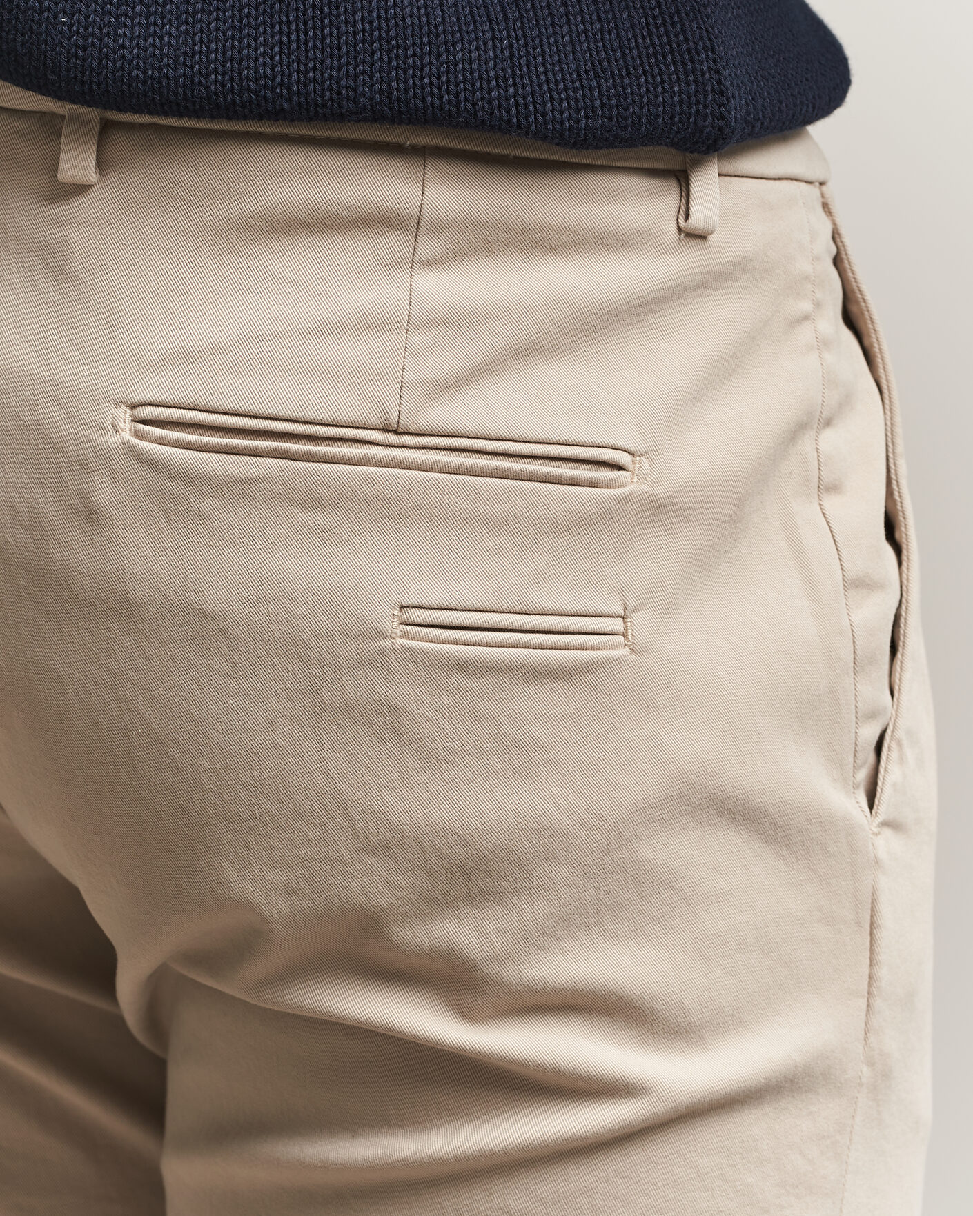 Men | Trousers | Briglia 1949 | Slim Fit Cotton Stretch Trousers Beige