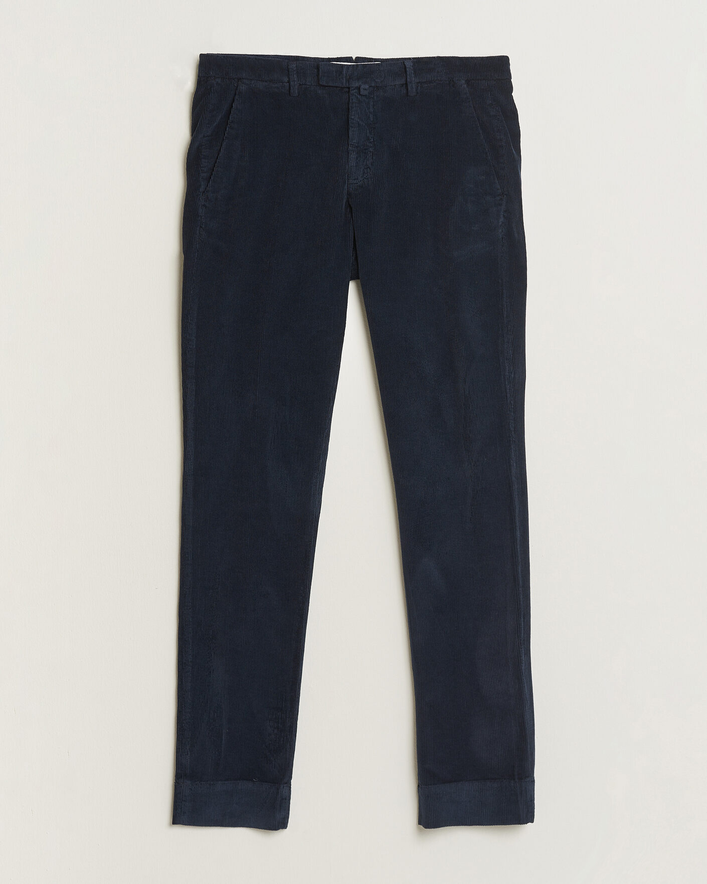 Men | Trousers | Briglia 1949 | Slim Fit Corduroy Trousers Navy