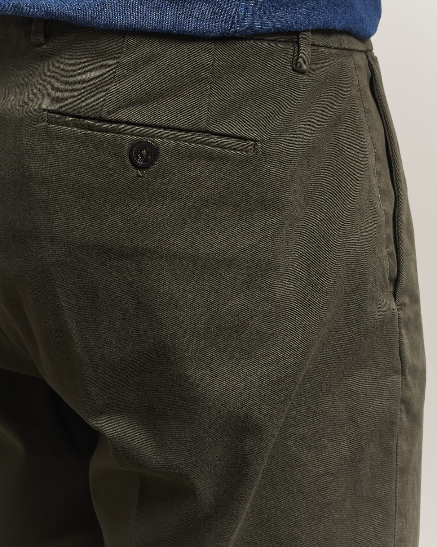 Men | Trousers | Briglia 1949 | Soho Tailored Easy Fit Chino Olive