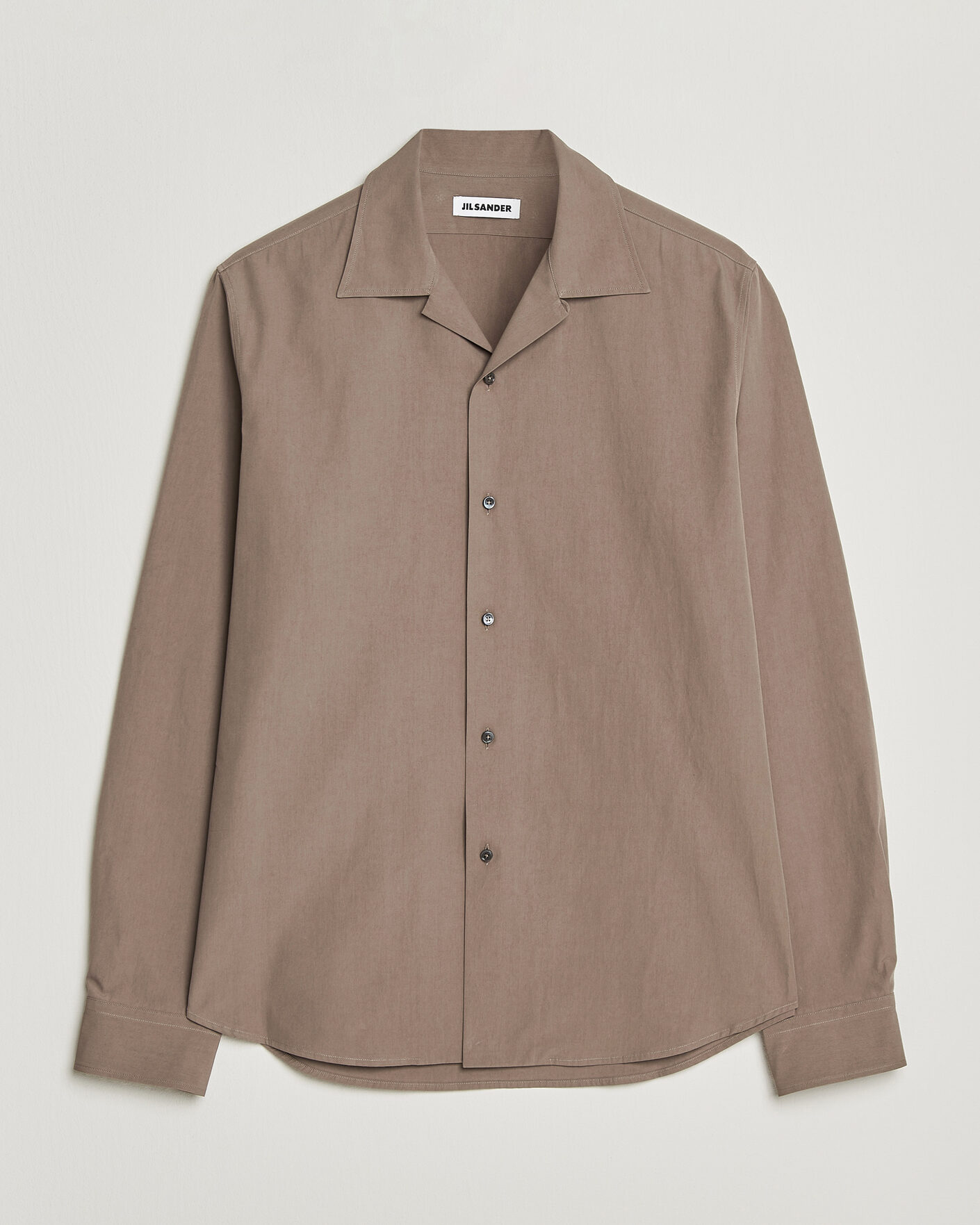Men | Shirts | Jil Sander | Crispy Washed Cotton Shirt Taupe