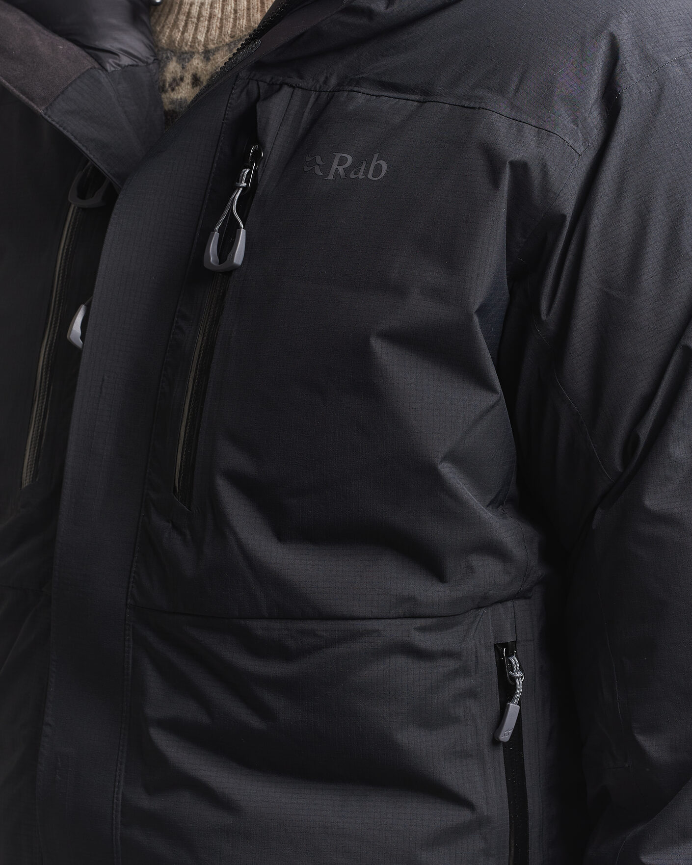 Men | Coats & Jackets | Rab | Batura Waterproof Down Jacket Black