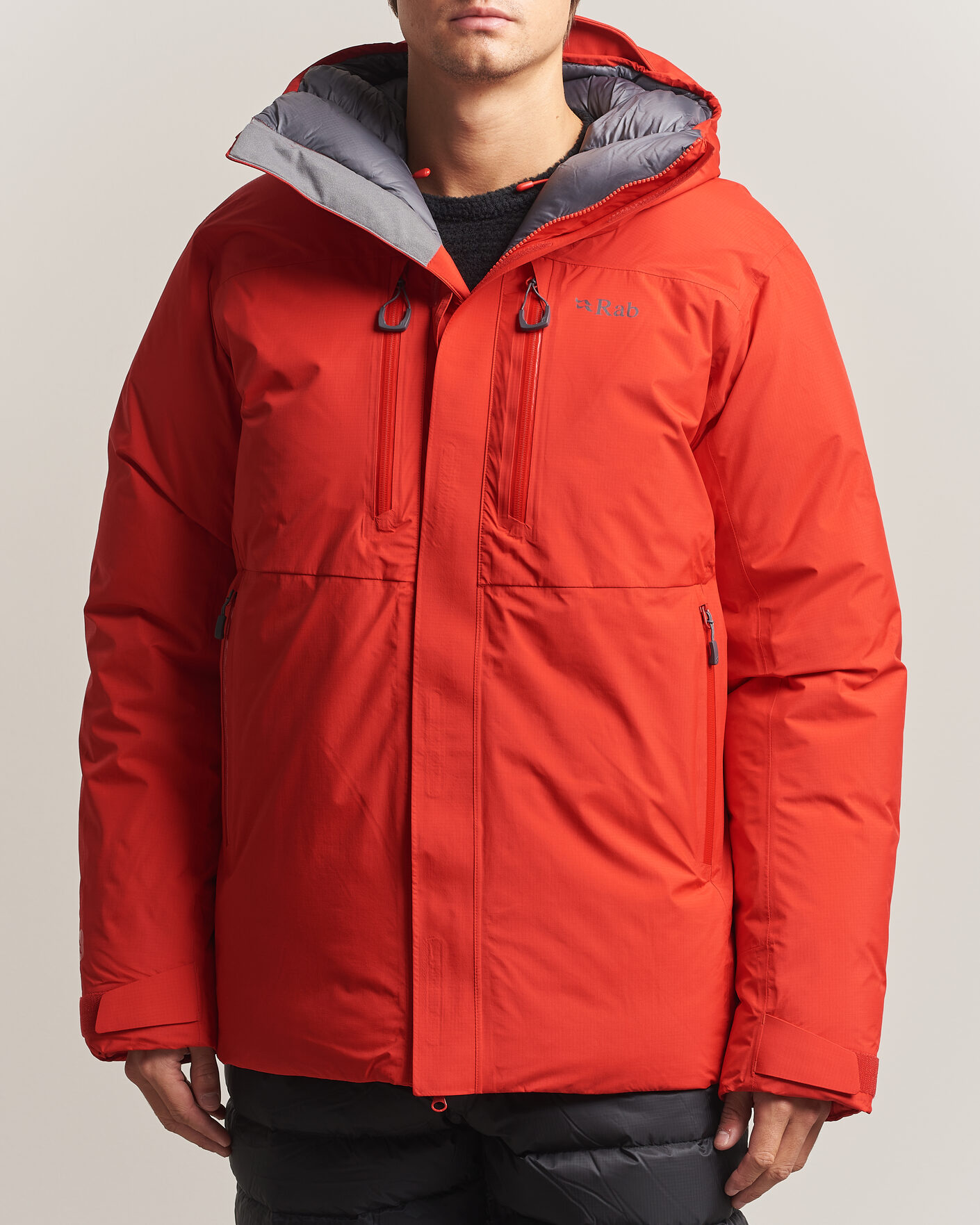 Men | Coats & Jackets | Rab | Batura Waterproof Down Jacket Summit Red