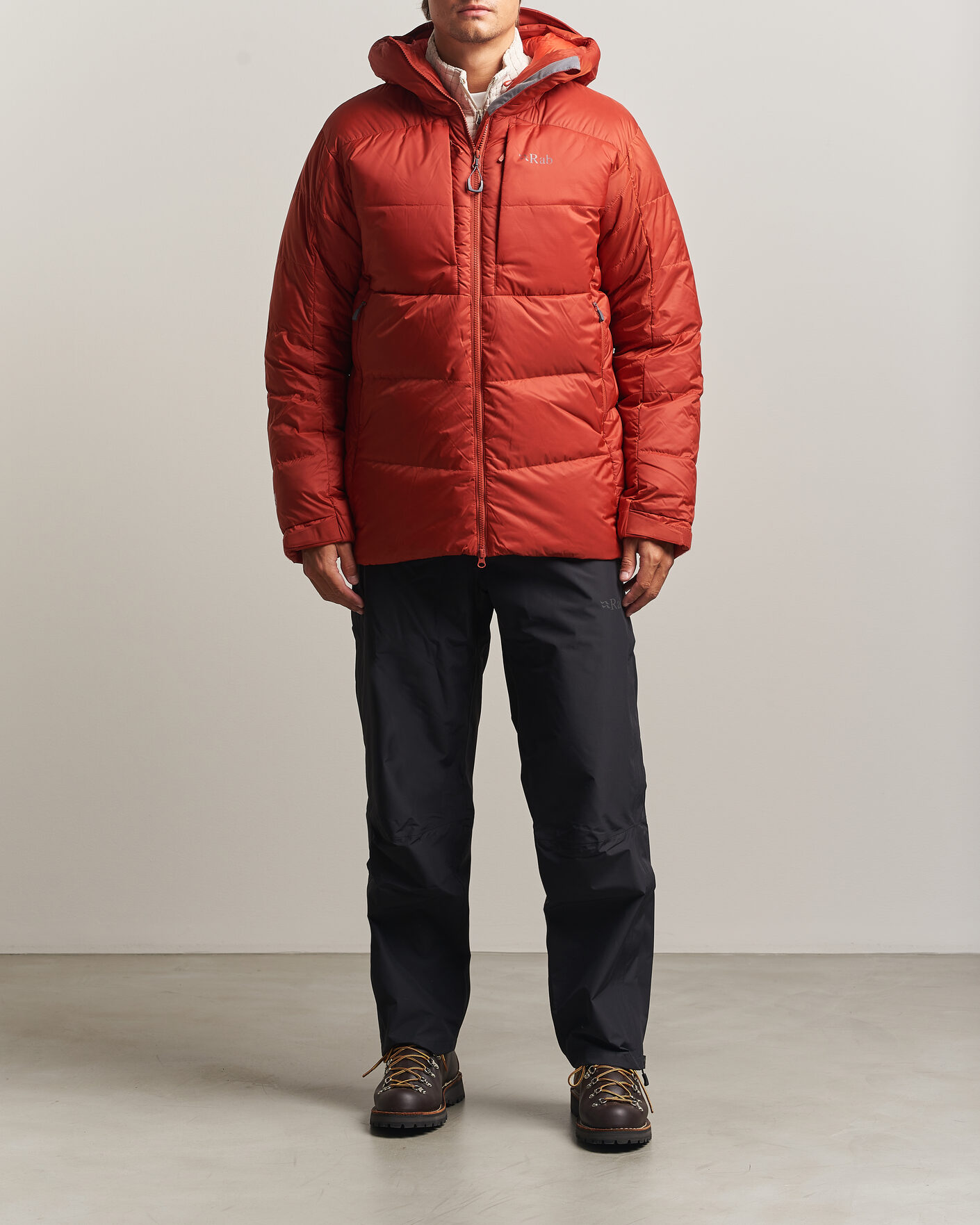 Men | Coats & Jackets | Rab | Positron Pro Hoody Down Jacket Tuscan Red