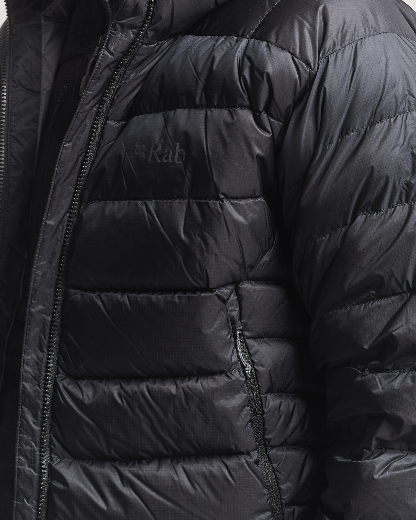 Men | Coats & Jackets | Rab | Electron Pro Hoody Mid Down Jacket Black