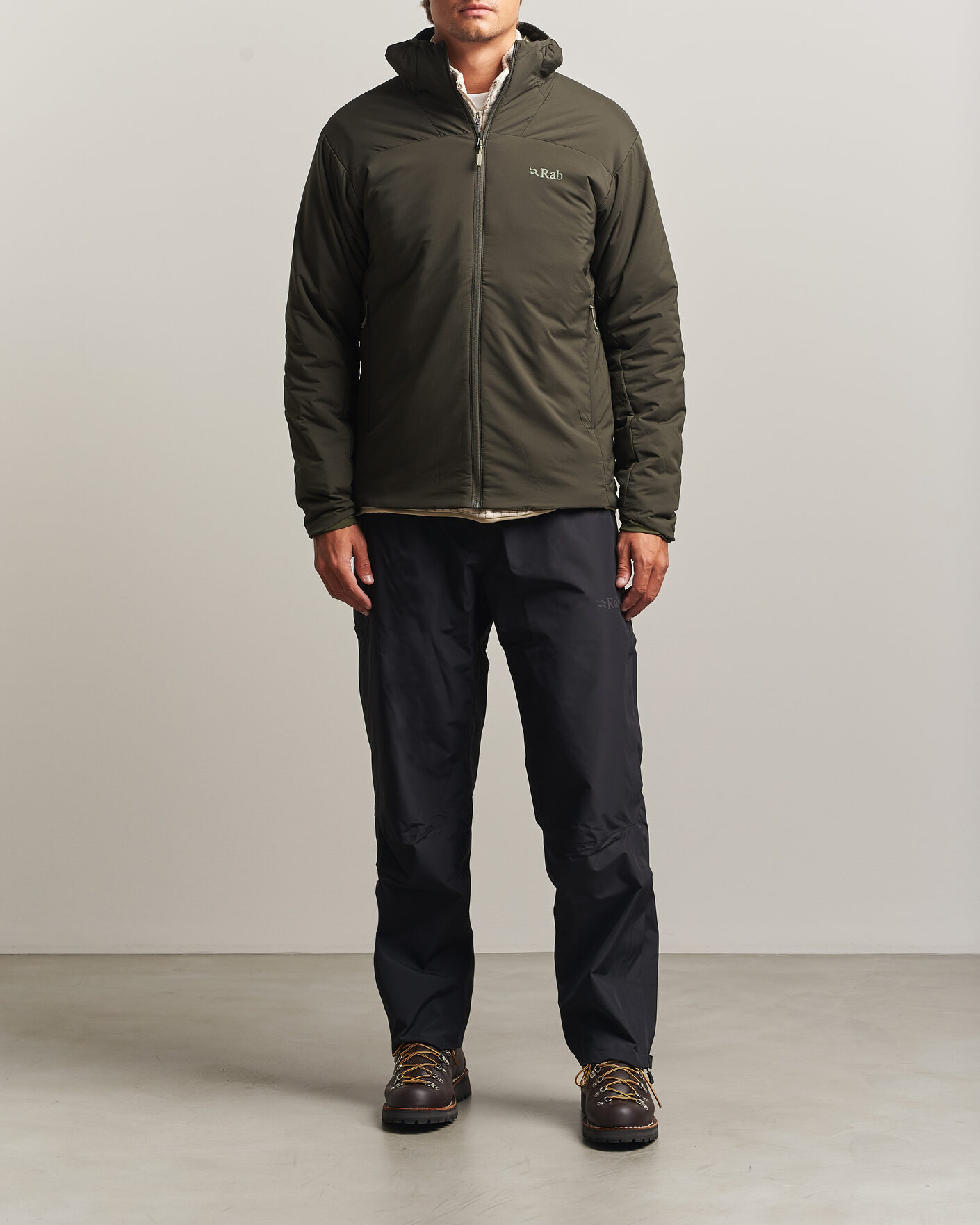 Men | Coats & Jackets | Rab | Xenair Alpine Light Jacket Dark Army