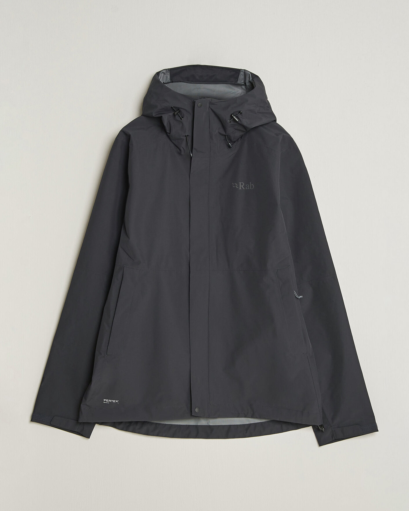 Men | Coats & Jackets | Rab | Downpour Waterproof Jacket Black