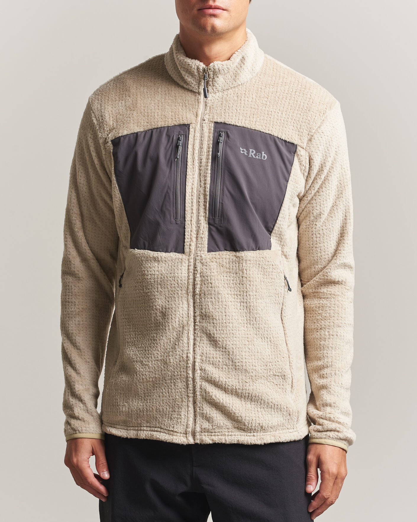 Men | Sweaters & Knitwear | Rab | Granatic Jacket Dark Pebble