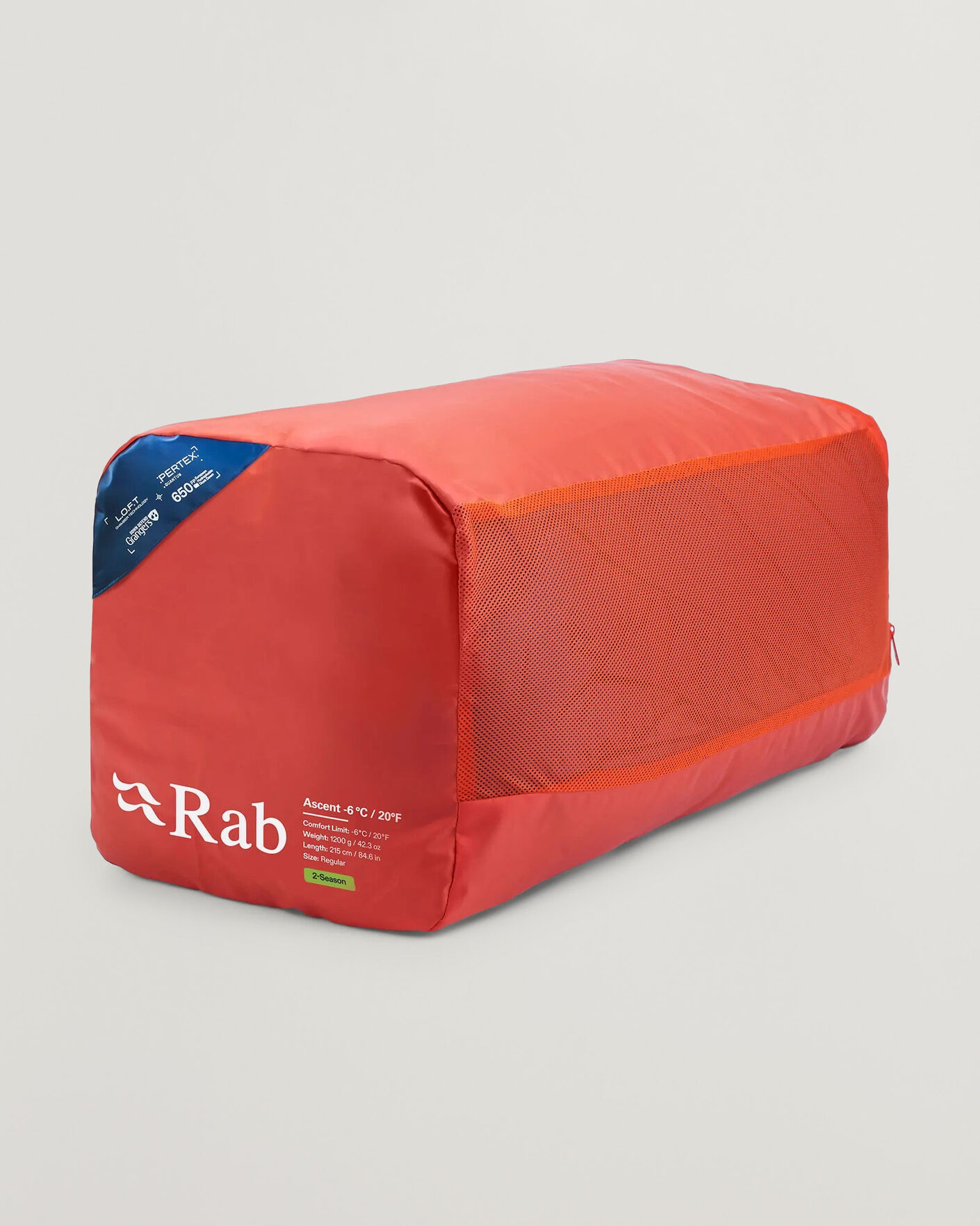 Men | Outdoor living | Rab | Ascent -6 Sleeping Bag Regular Tempest Blue/Maya Blue