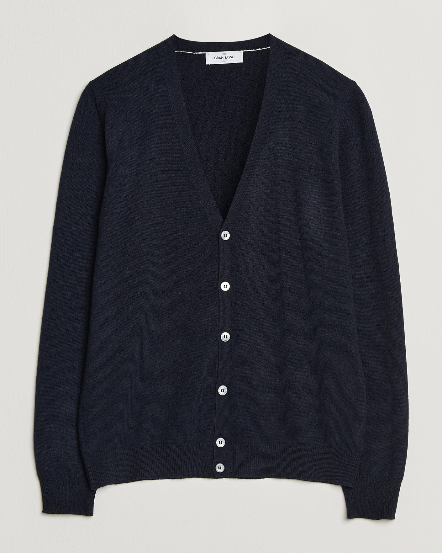 Men | Sweaters & Knitwear | Gran Sasso | Wool/Cashmere Cardigan Navy