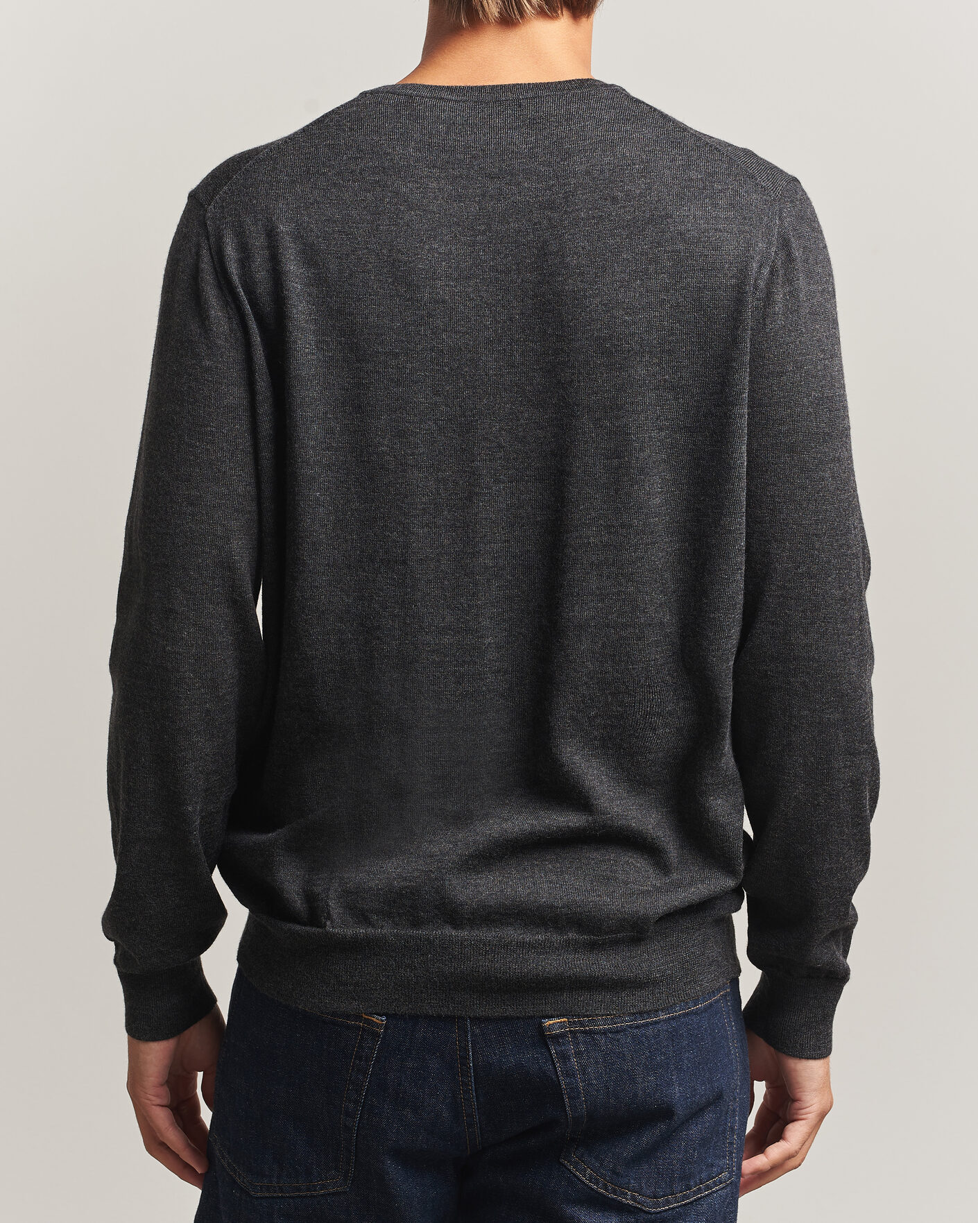 Men | Sweaters & Knitwear | Polo Ralph Lauren | Long Sleeve Pullover Dark Granite