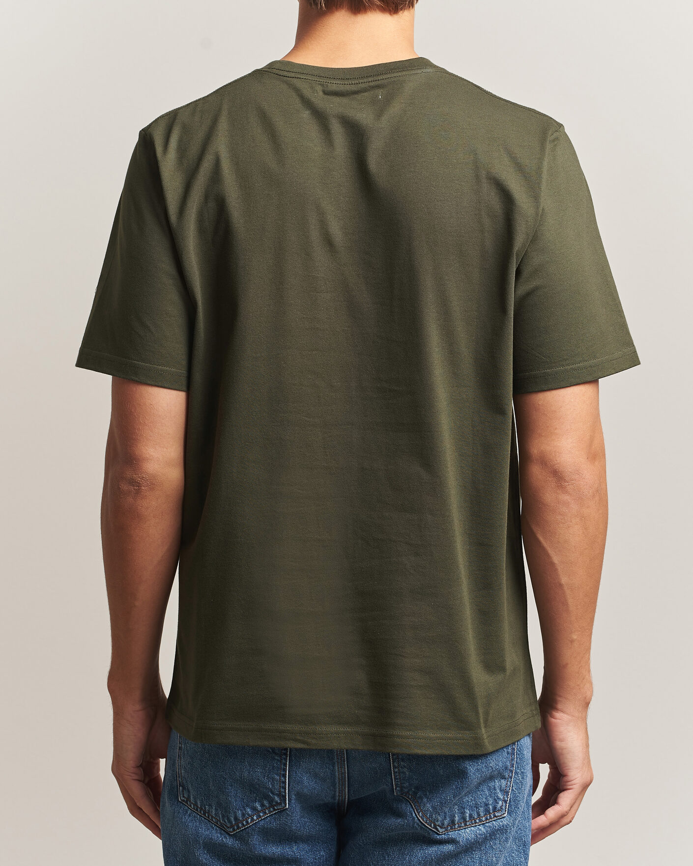 Men | T-Shirts | Samsøe Samsøe | Thomas Cotton T-Shirt Forest Night