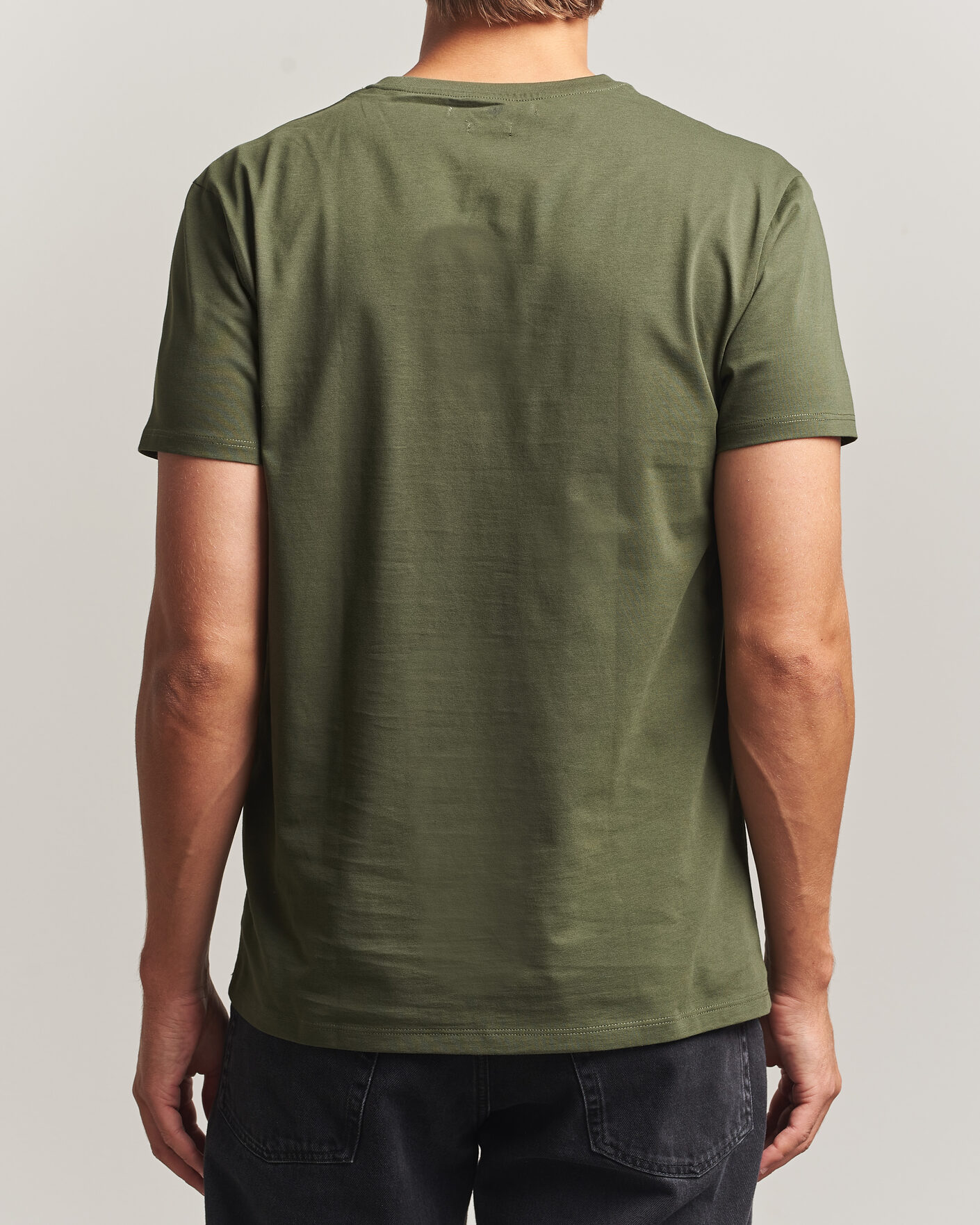 Men | T-Shirts | Samsøe Samsøe | Kronos Cotton T-Shirt Forest Night