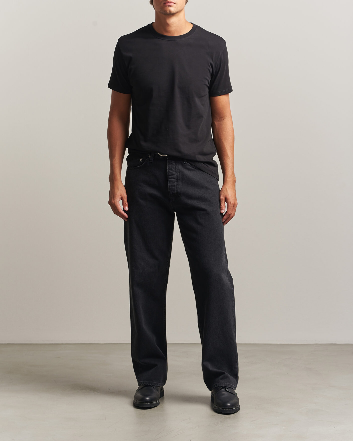 Men | T-Shirts | Samsøe Samsøe | Kronos Cotton T-Shirt Black